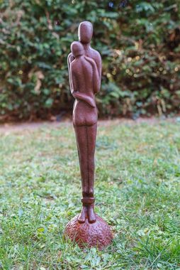 Aubaho Gartenfigur Skulptur Statue Figur Liebespaar Liebe Paar Hochzeit Eisen Garten 67cm