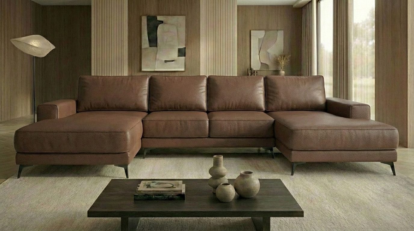 A&J MöbelLand GmbH Ecksofa VALTOR mit Schlaffunktion, Bonellfederkern und Bettkasten, TOP ANGEBOT!