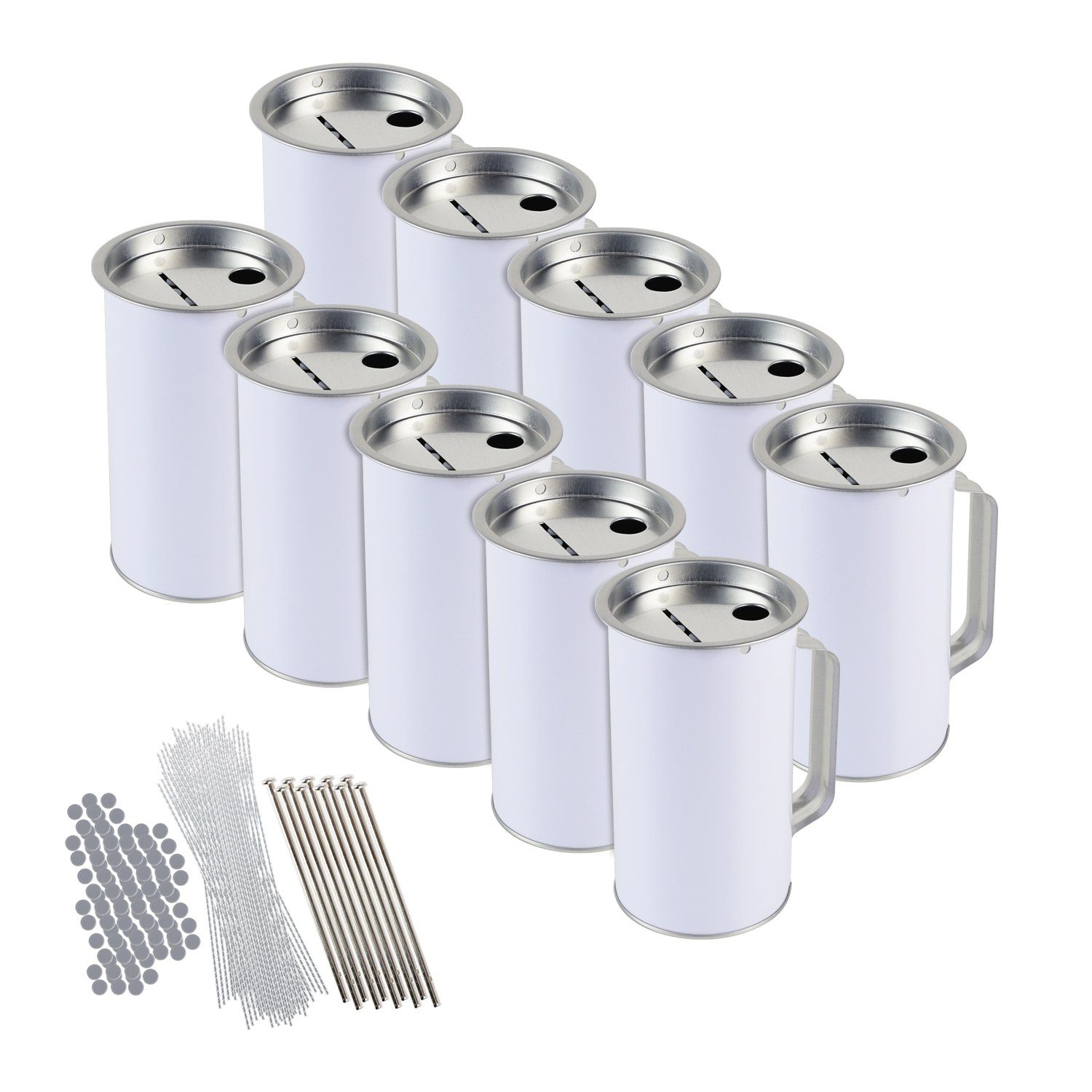 HMF Spardose Spendenbox mit Griff, Spendendosen mit Münz-Schlitz, (10-tlg), günstig online kaufen