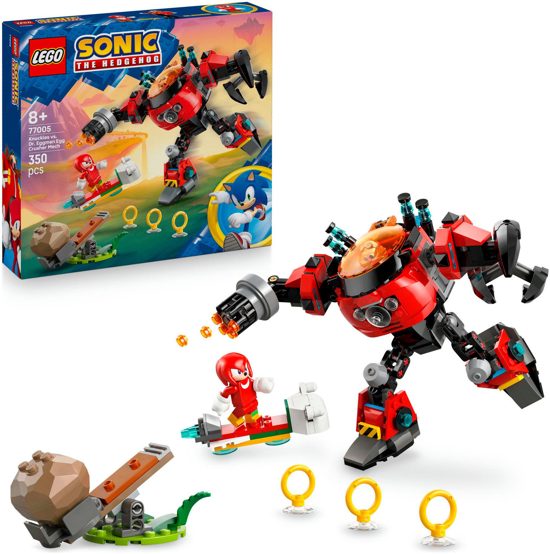 LEGO® Knuckles vs. Dr. Eggmans Egg Crusher Mech (77005), LEGO Sonic Konstru günstig online kaufen