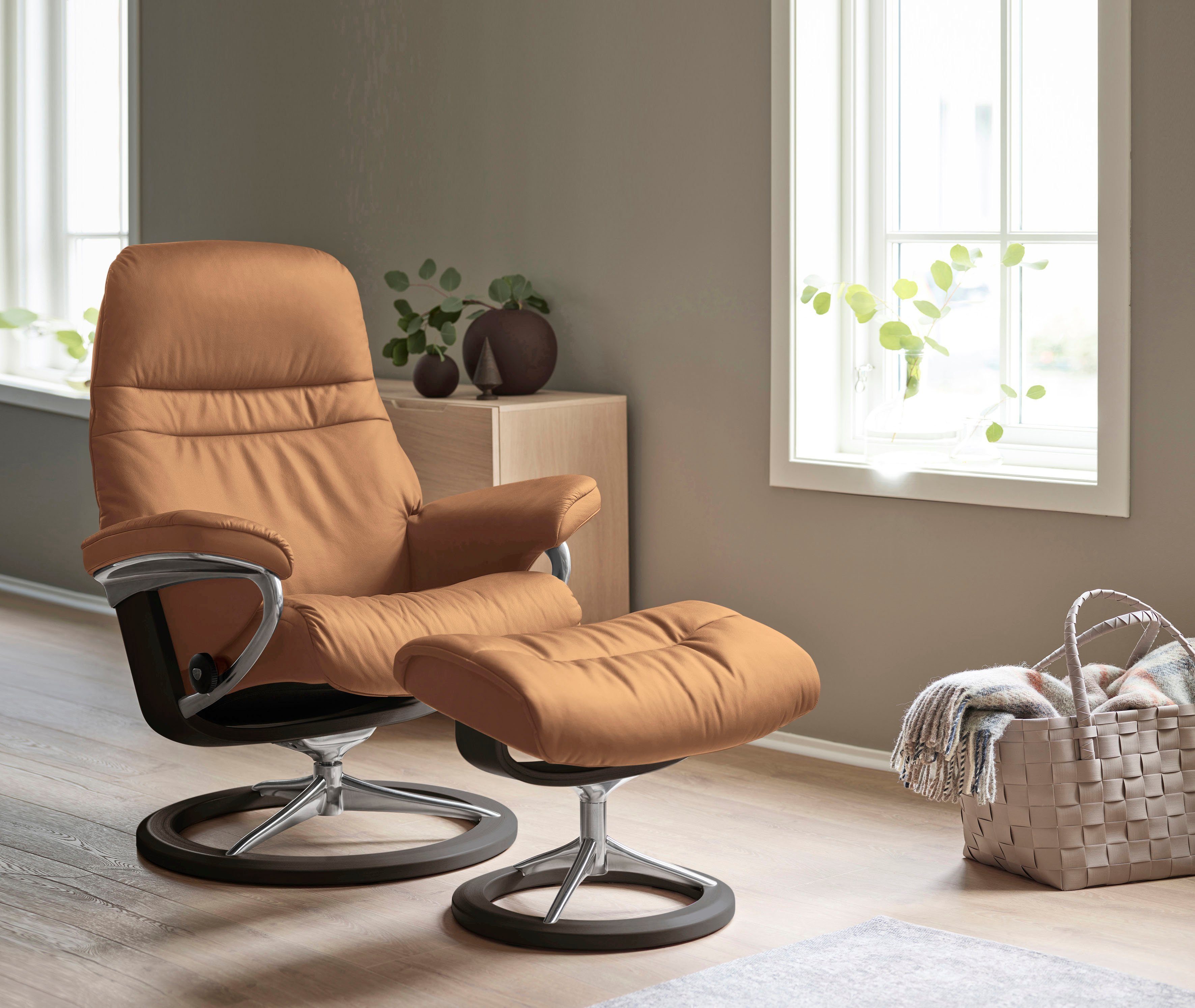 Relaxsessel Wenge Stressless® mit Base, Signature Gestell Größe Sunrise, S,