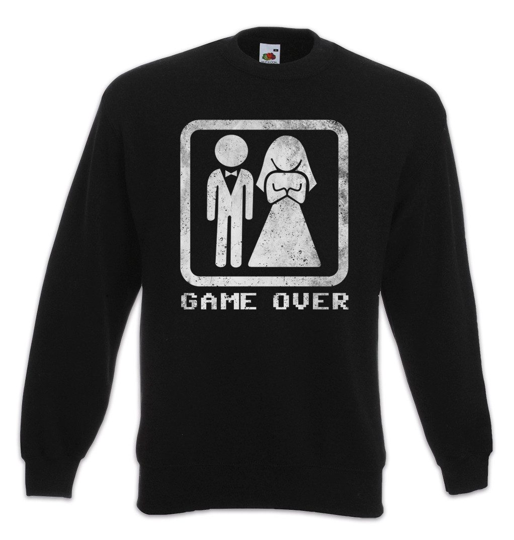 Sweatshirt Wedding Game Over Sweatshirt Marriage Heyday Braut Bräutigam Cake