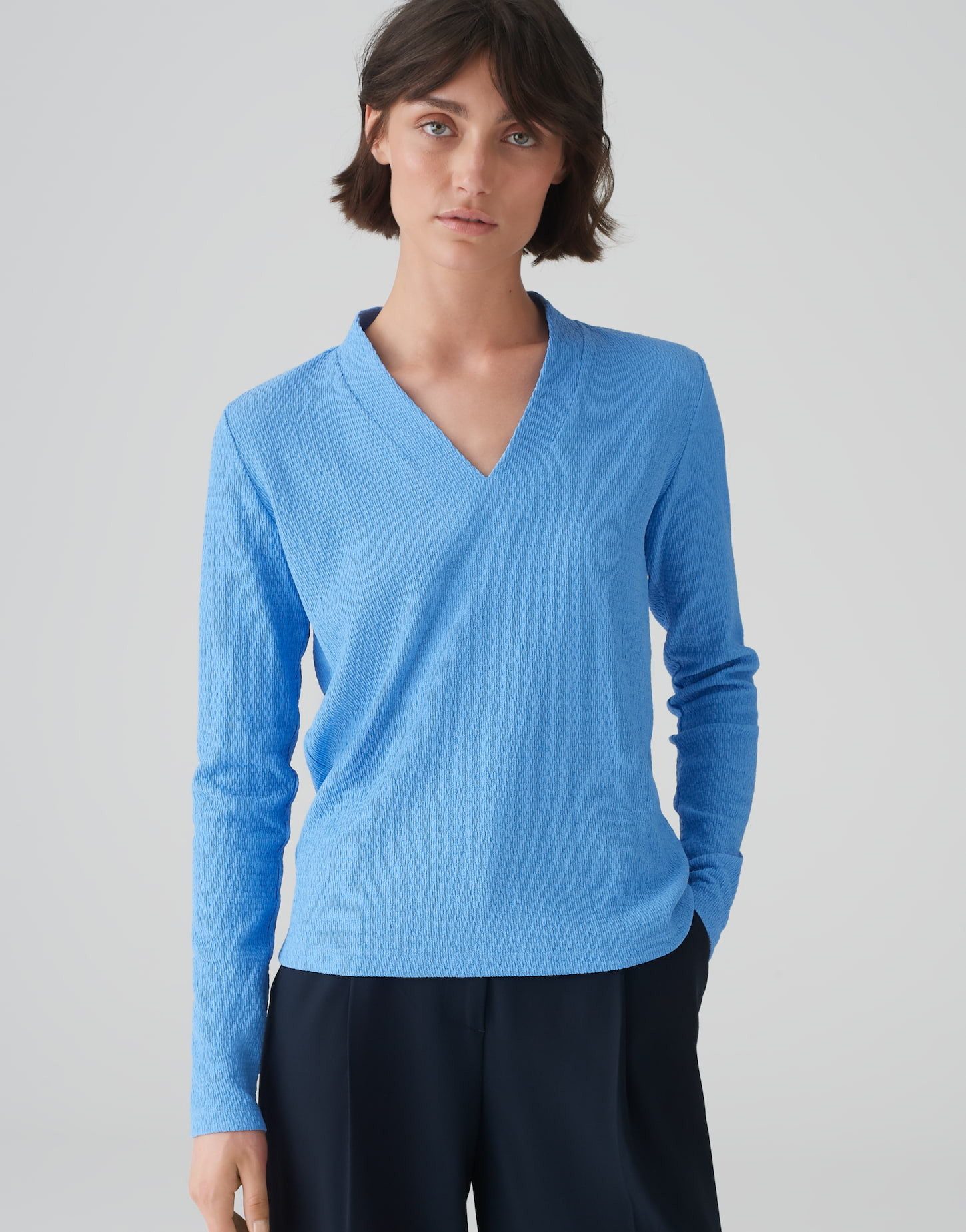 OPUS V-Shirt Longsleeve SIWENA Slim aus günstig online kaufen