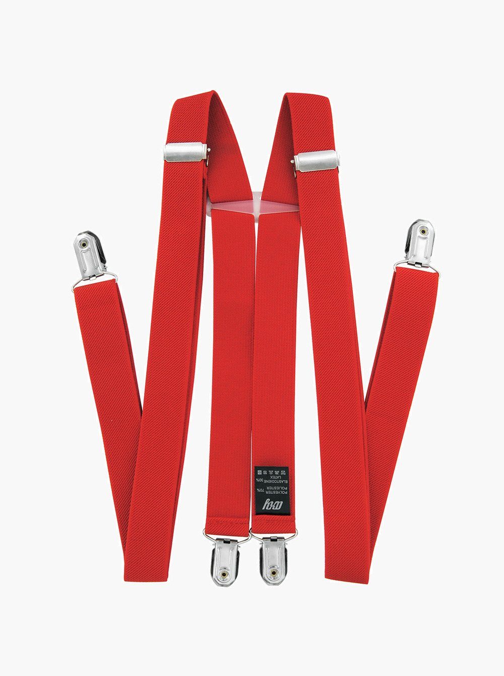 axy Hosenträger Herren Hosenträger 4 Stabile Clips H-Form 2,5cm Breit verstellbar und elastisch 120cm Lang – Bild 2 von 4