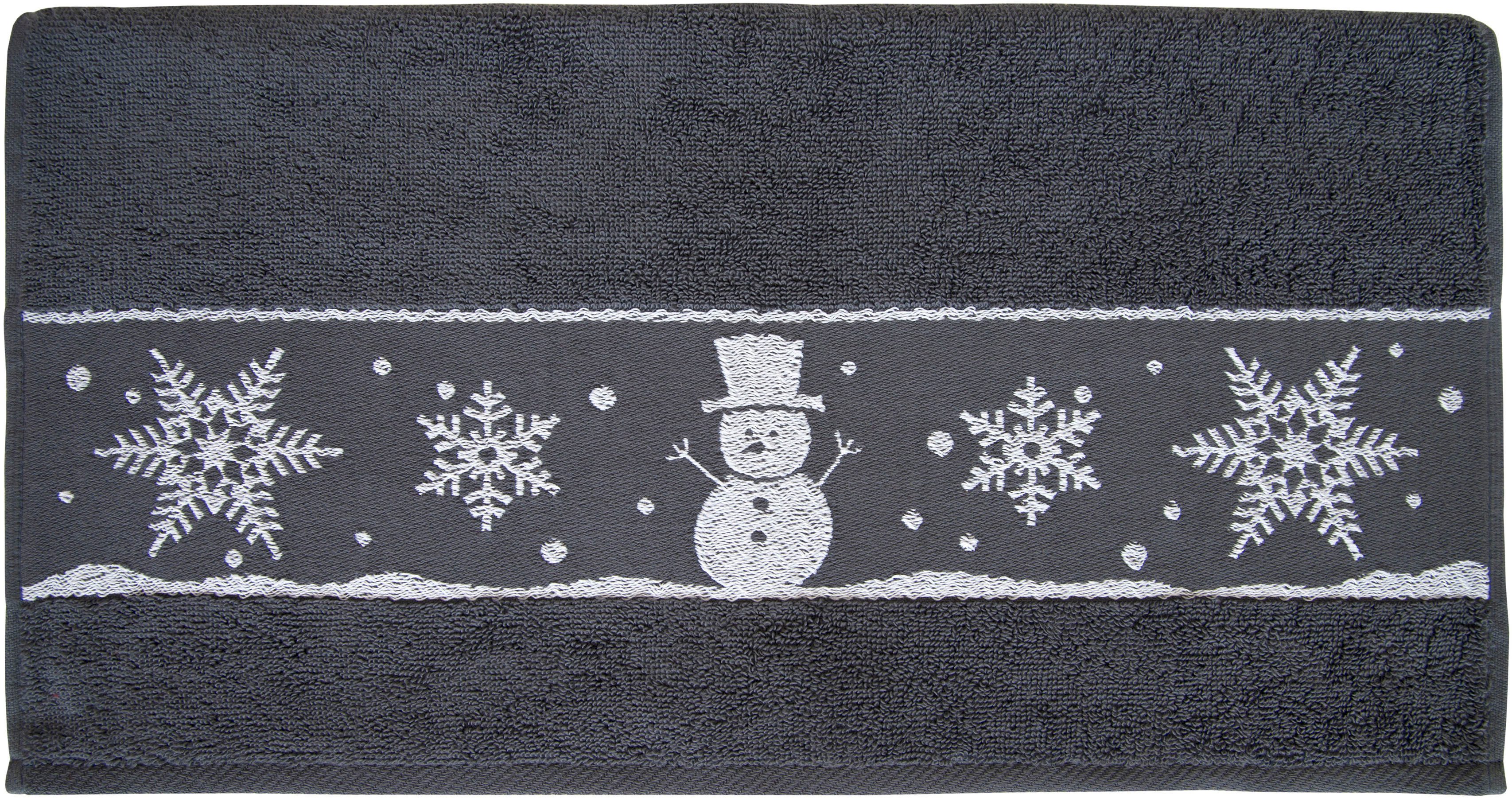 Dyckhoff Handtuch Schneemann, Frottier (1-St), Made in Germany