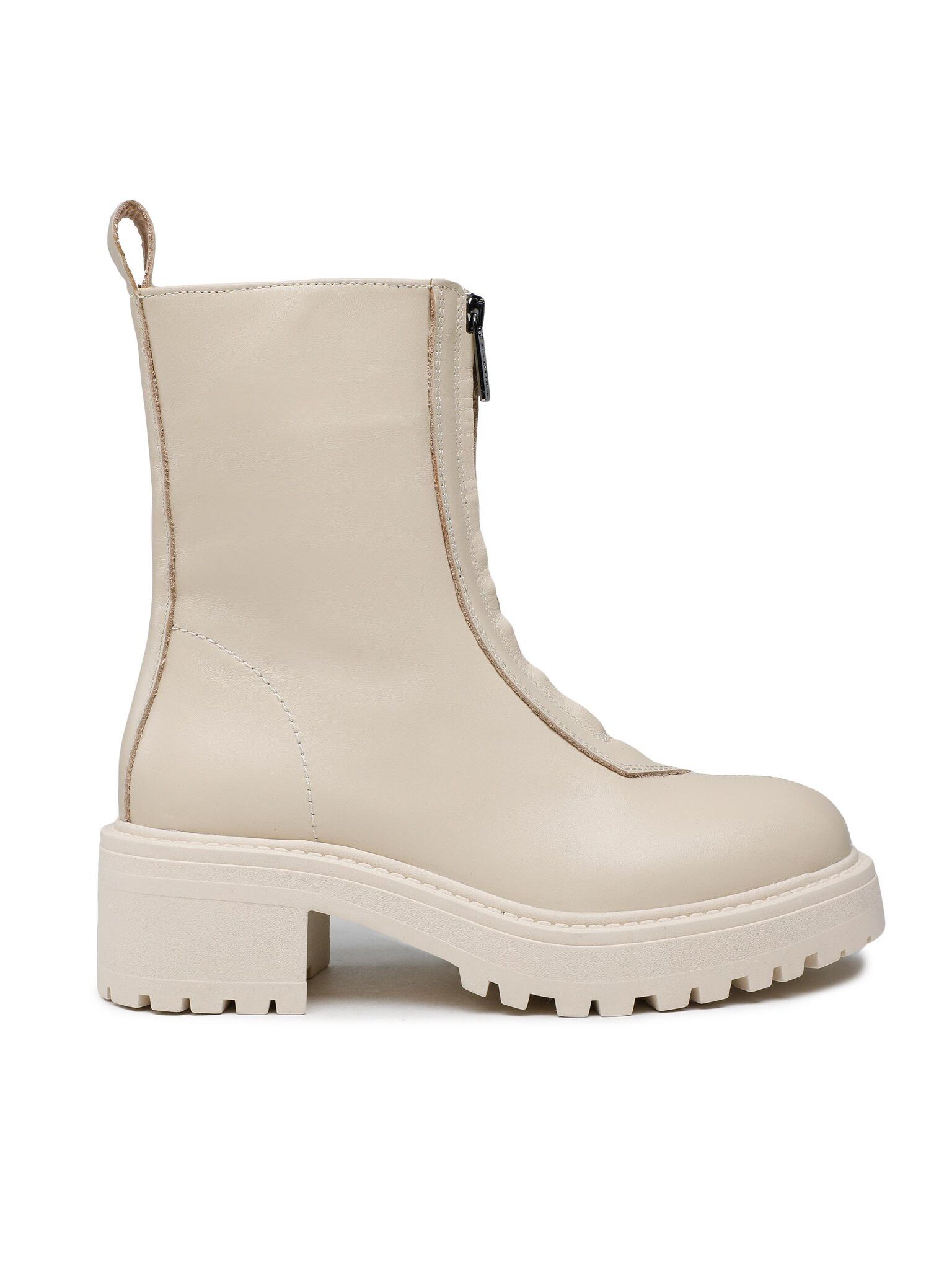 Badura Badura Damen-Knöchelstiefel Beige 7503 Stiefel