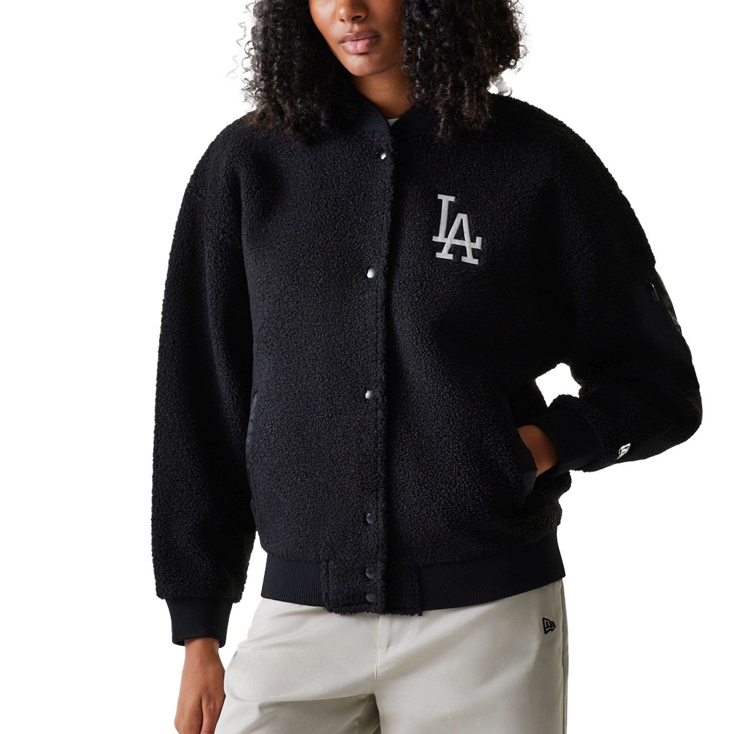 New Era Bomberjacke Oversize SHERPA LA Dodgers günstig online kaufen