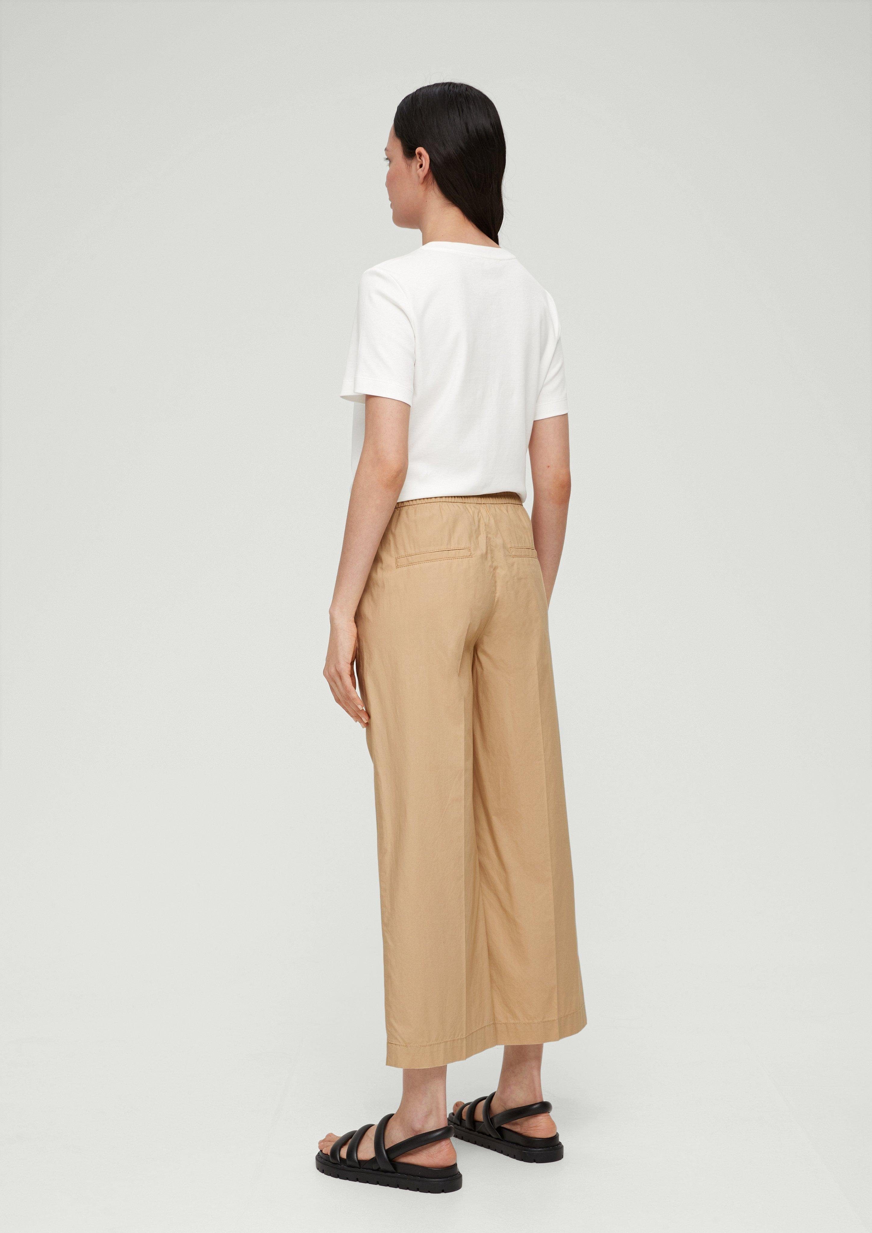 Regular: Bügelfalten s.Oliver sandstein mit Culotte 7/8-Hose