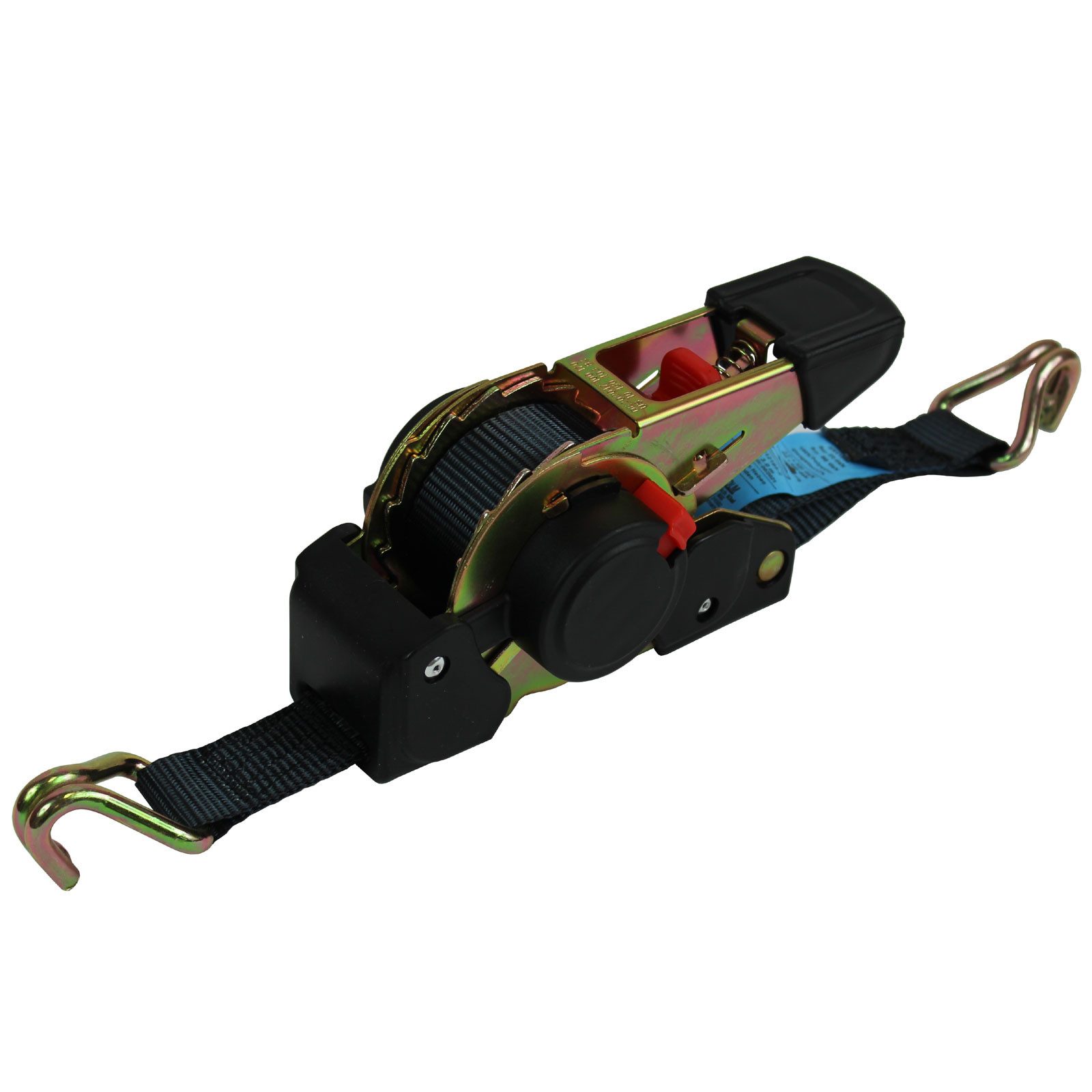 TRUTZHOLM Spanngurt 4er Set Ratschenspanngurt selbstaufrollend mit Spitzhaken (4erSpanngurt-Set, Spanngurt)