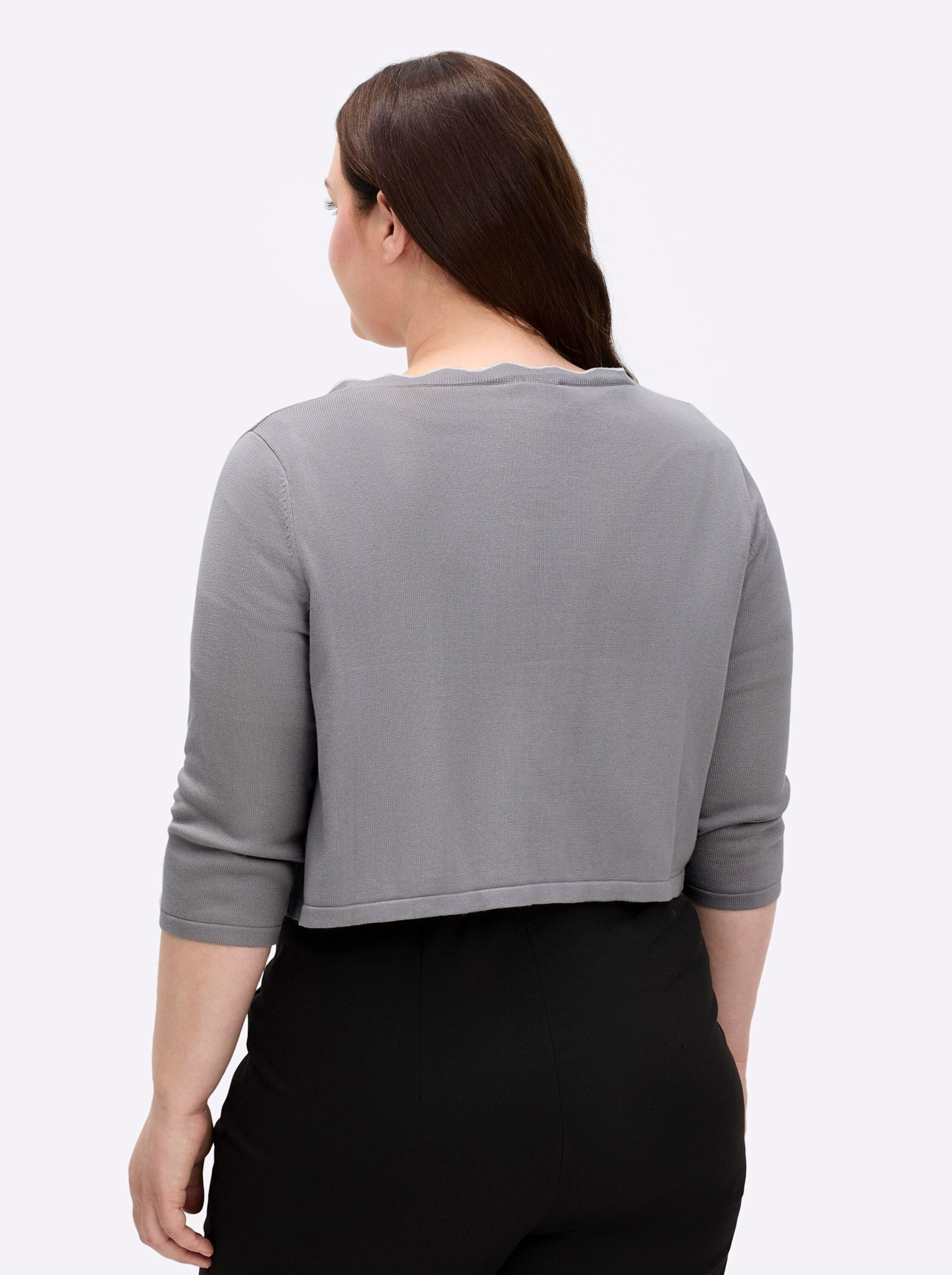 Witt Strickjacke Strickbolero 3/4-Arm