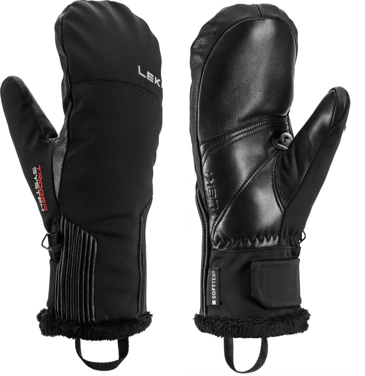 Leki Skihandschuhe Leki Vallarta 3D Woman Mitt Damen Skihandschuhe Варежки 654805501