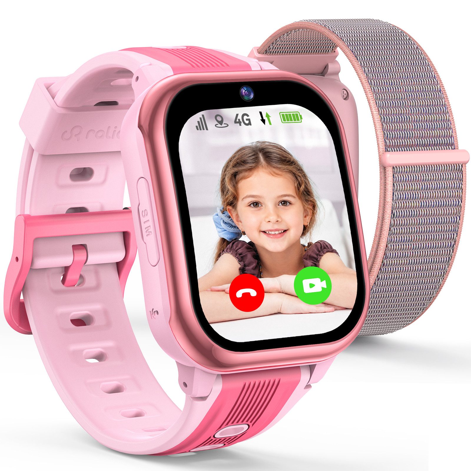 Ralio R5 Plus GPS Smartwatch Kinder mit 2-3 Tage Akkulaufzeit Smartwatch