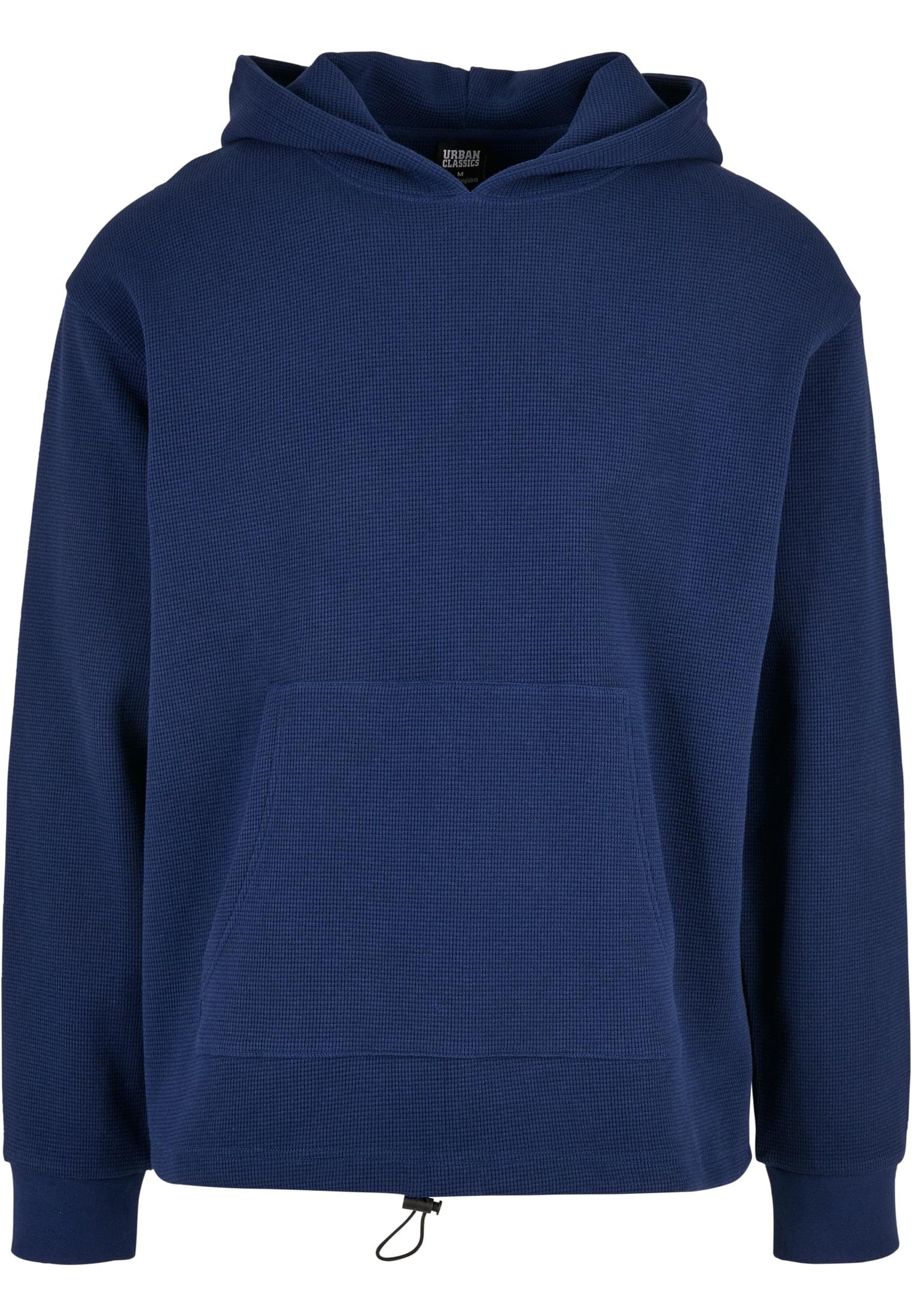 URBAN CLASSICS Sweater Herren Oversized Waffle Hoody (1-tlg) darkblue | Sweatshirts