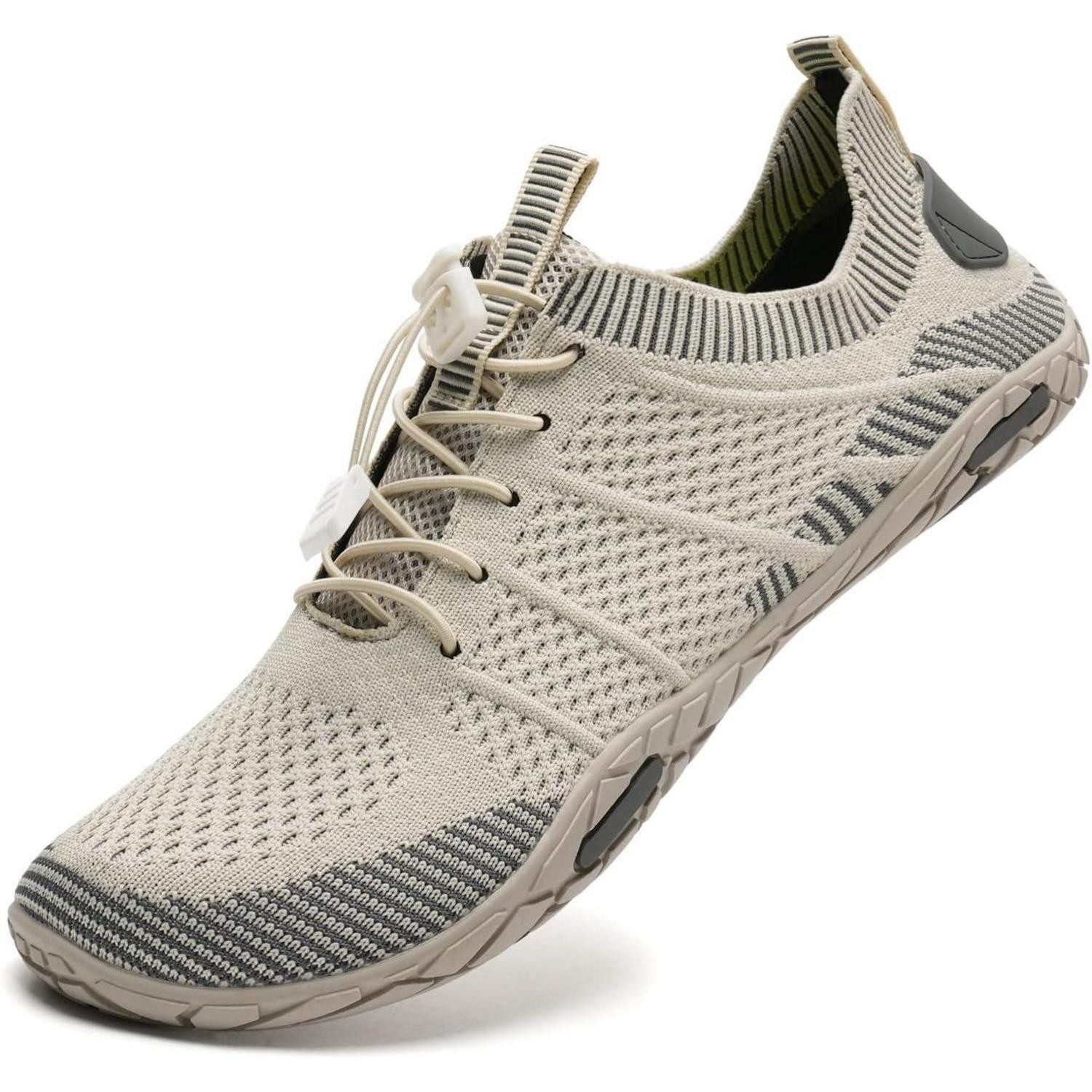 LuxusKollektion Tauchset Strandschuhe Damen Herren Aquaschuhe schnelltrocknend 39 EU Beige