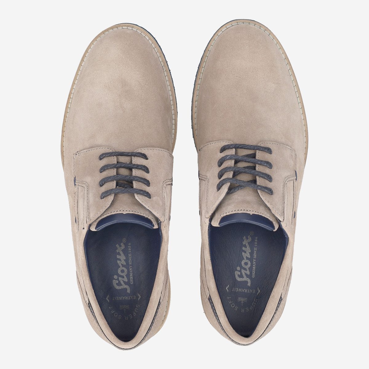 SIOUX Sioux 4112077 DILIP-716-H, Schnürschuhe, Beige, Herren Schnürschuh