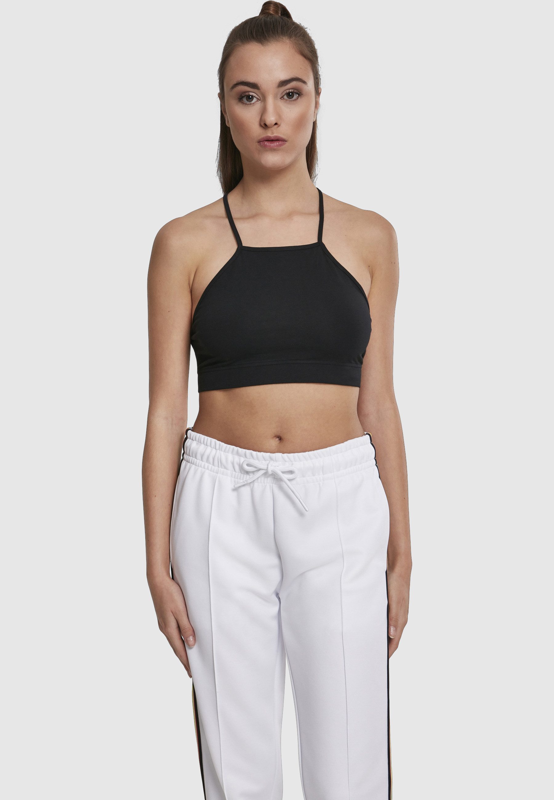 Yoga & Relax Shirt Urban Classics Damen Ladies Triangle Top