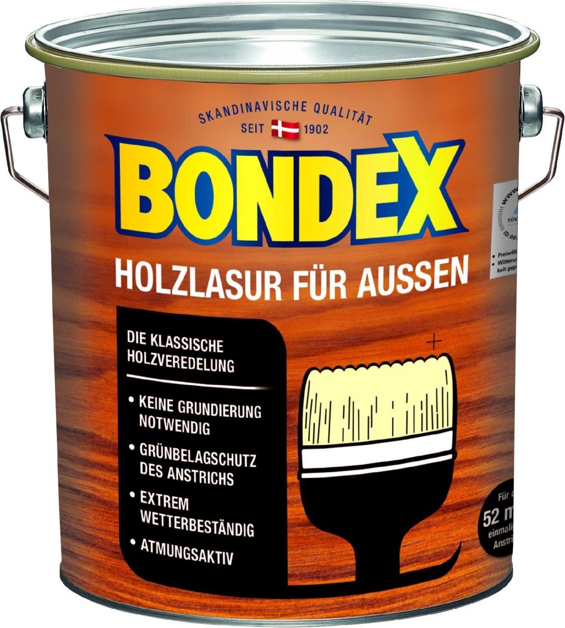 Bondex L mahagoni Außen Lasur 4 für Holzlasur Bondex