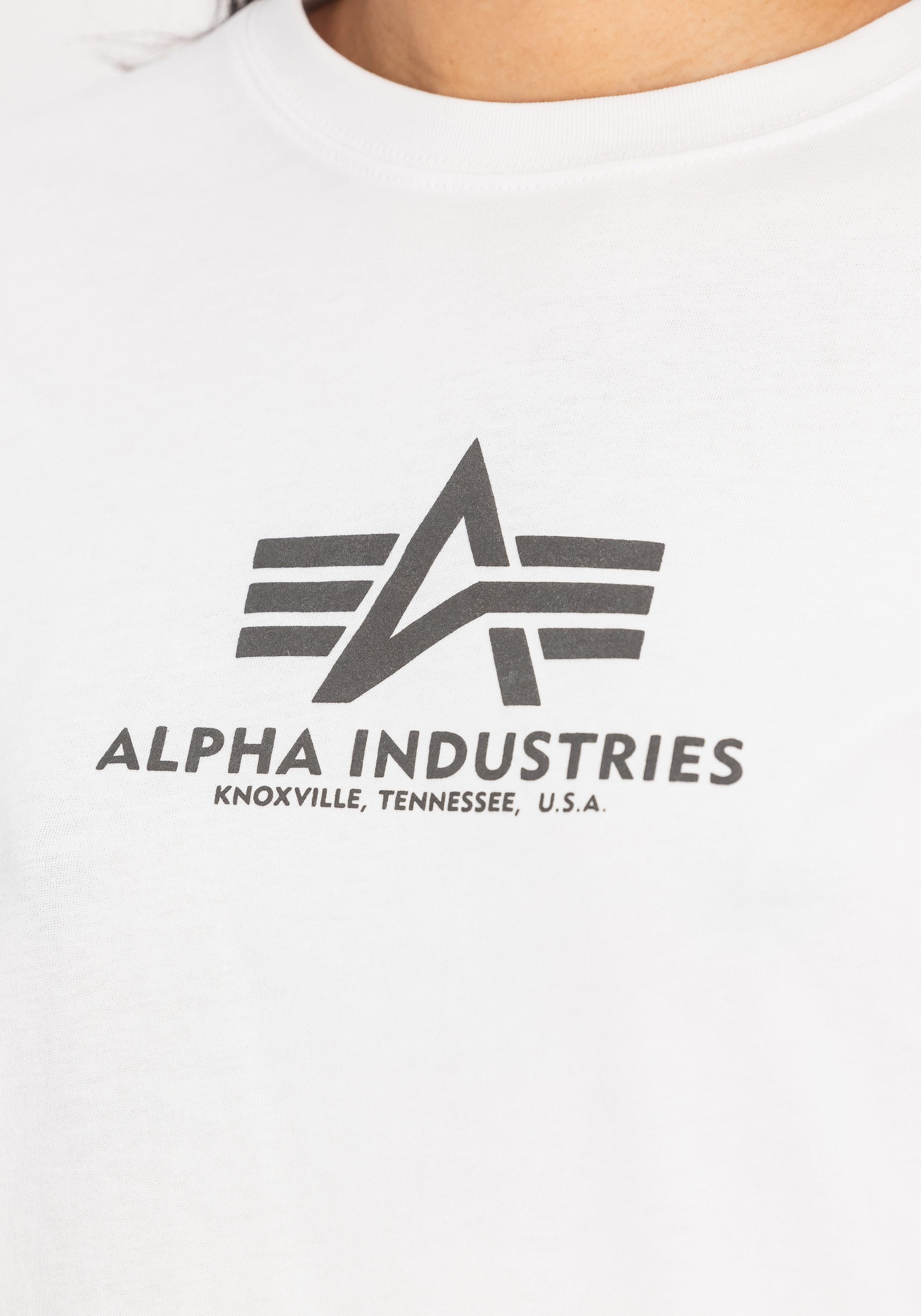 Alpha Industries T-Shirt Basic T-Shirt BL Puff Print W