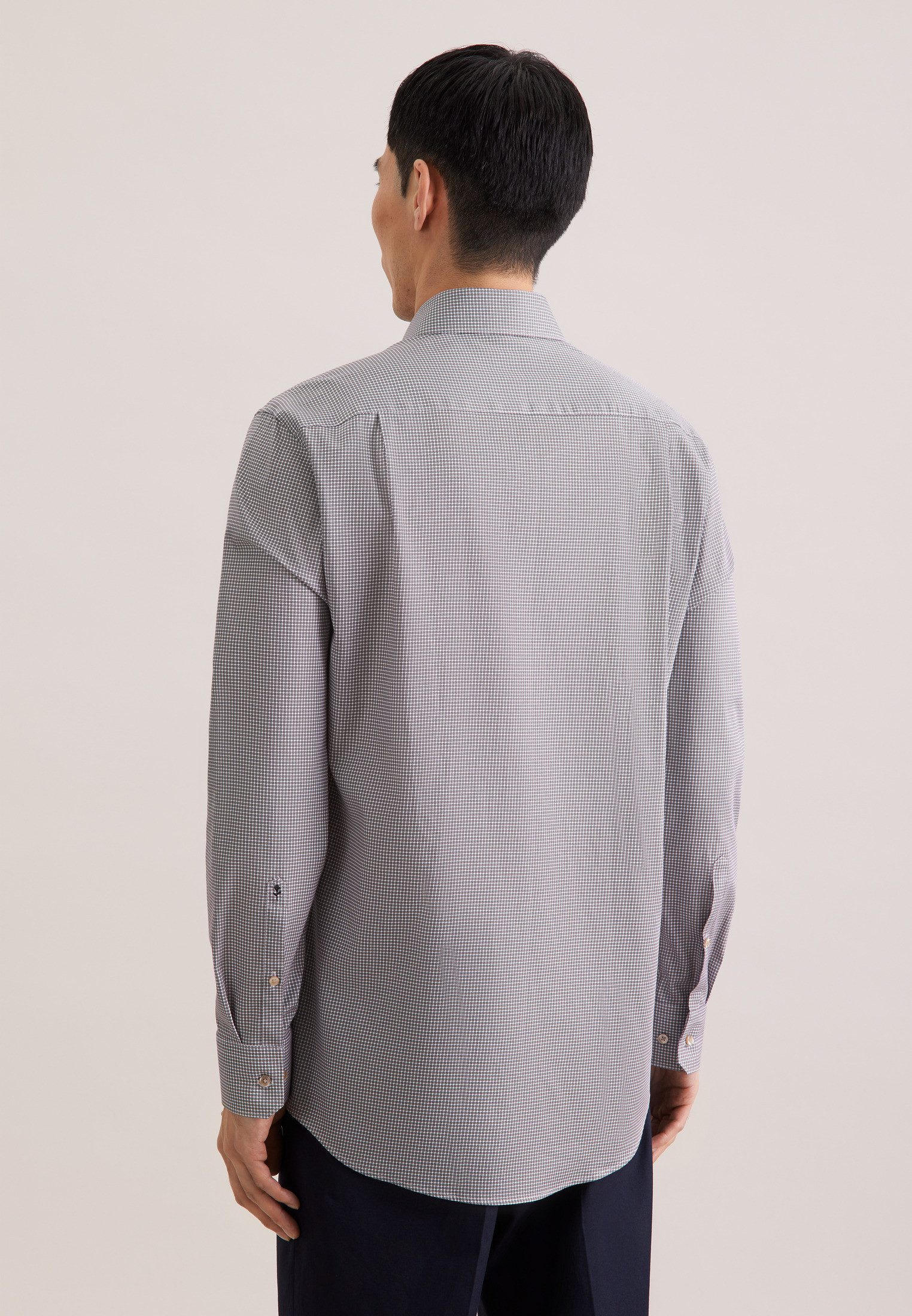 seidensticker Businesshemd Schwarze Rose Comfort 1/1 Kentkragen Druck günstig online kaufen