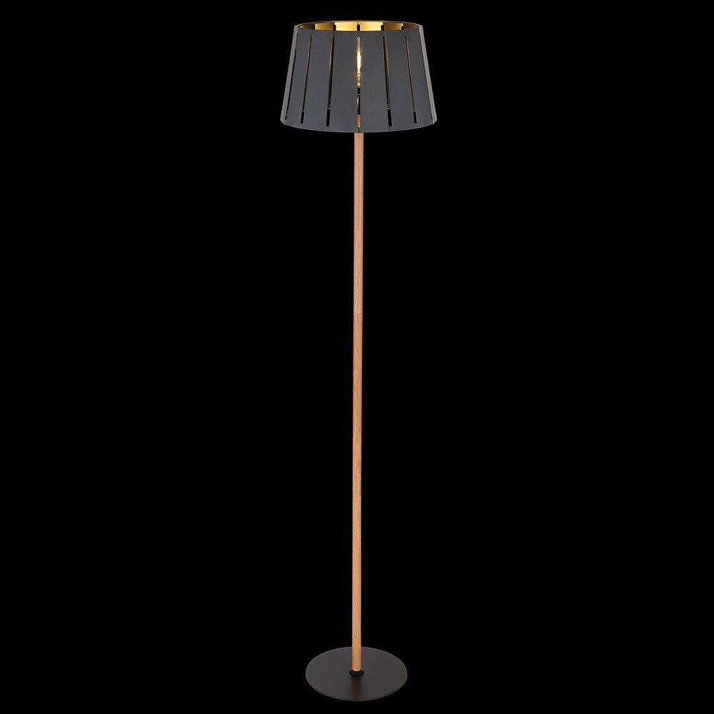 Deckenfluter H nicht Stehlampe, Holzoptik Stehlampe etc-shop Wohznzimmerlampe Leuchtmittel Stehleuchte 160 inklusive, cm