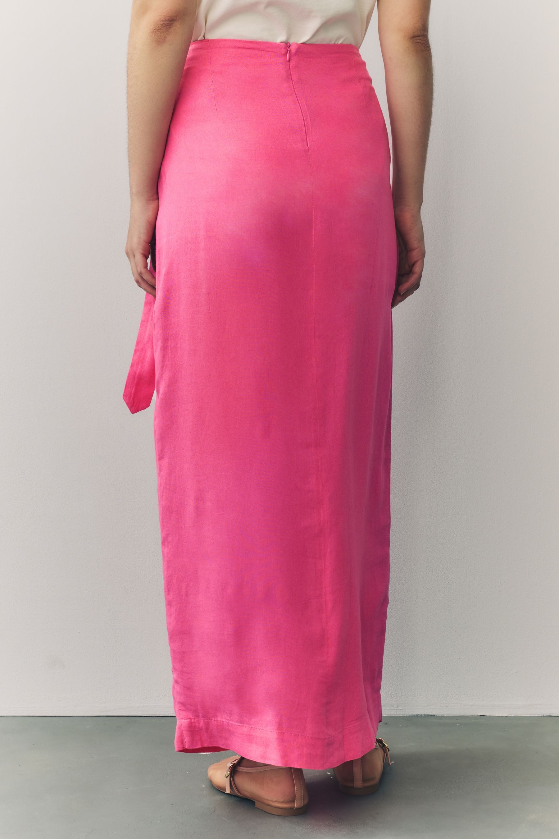 Next Maxirock Sarong-Maxirock mit Leinenanteil (1-tlg) günstig online kaufen