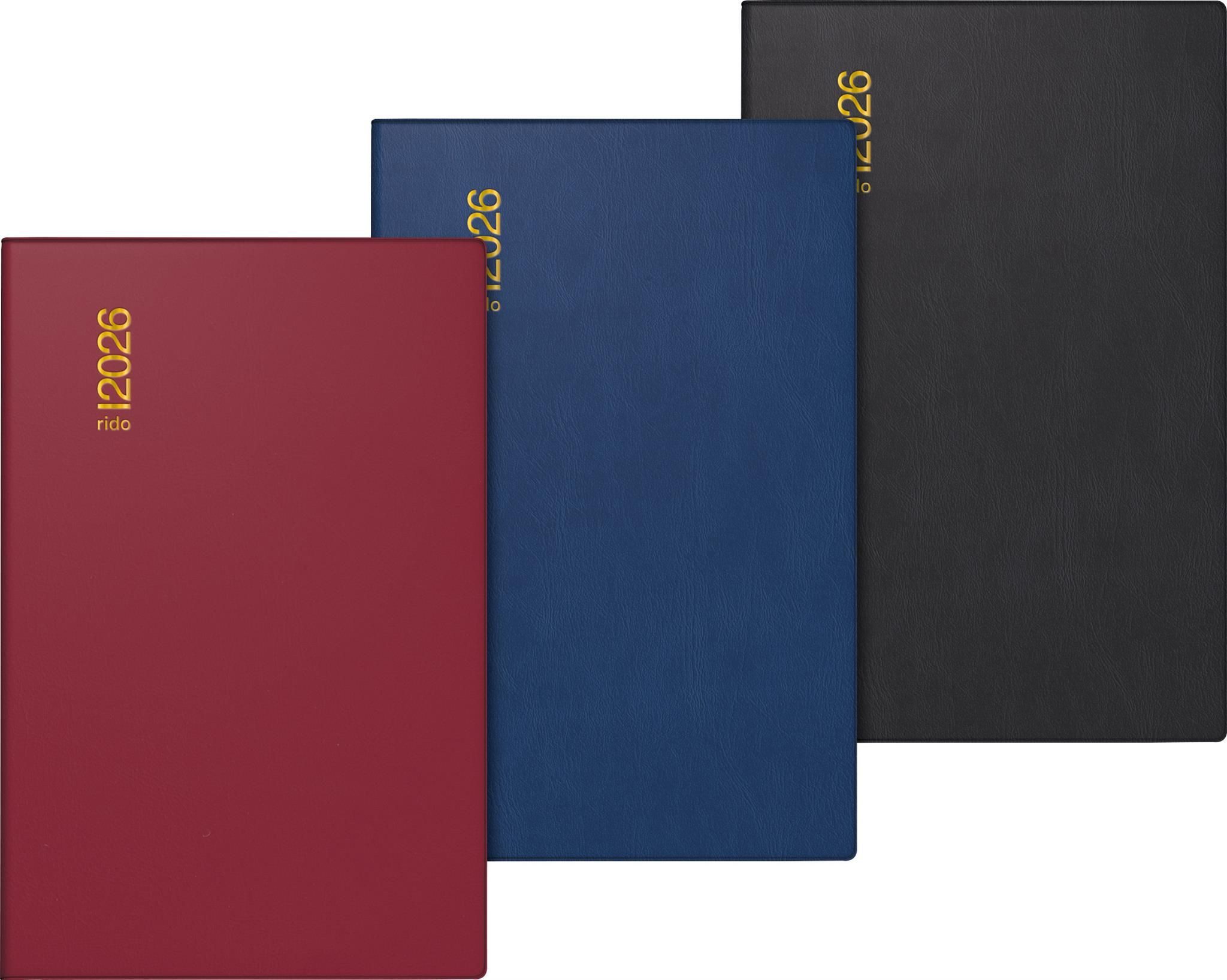 RIDO Taschenkalender 2026 Rido Taschenkalender partner/Industrie I A7
