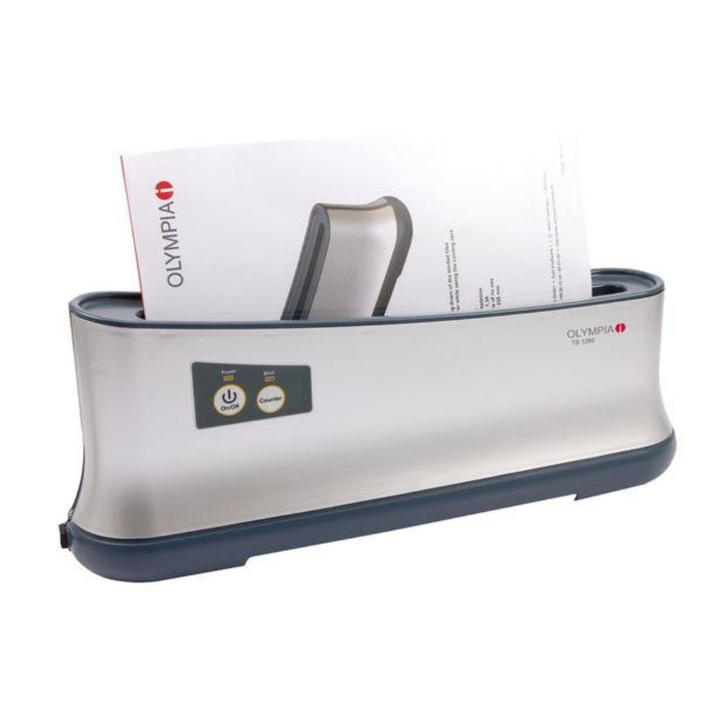 OLYMPIA OFFICE Thermobindegerät TBL 1280, Thermobindemaschine 840g Breite 305mm