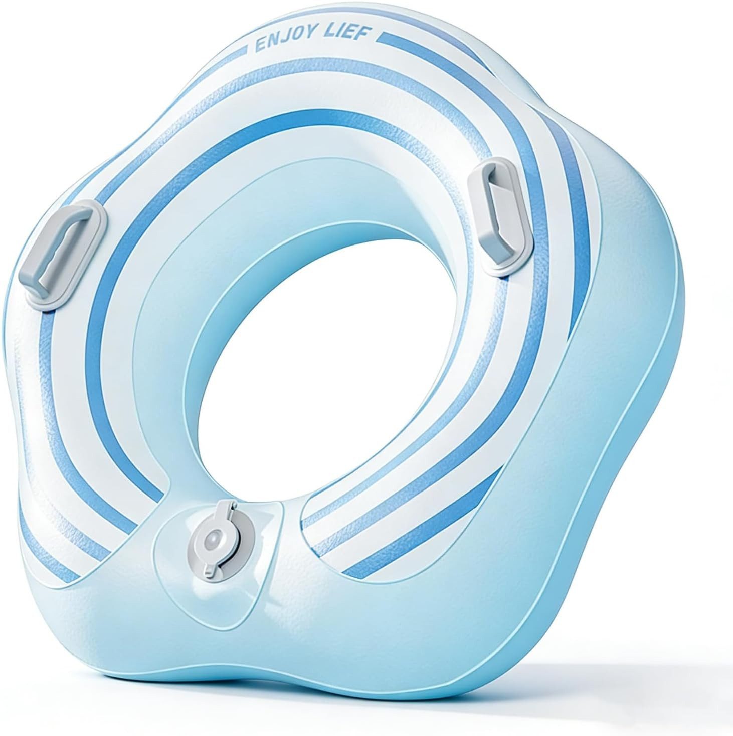 FELIXLEO Schwimmring Schwimmring Erwachsene 85cm PVC Doppelgriffe kippsicher Poolring (1-tlg)