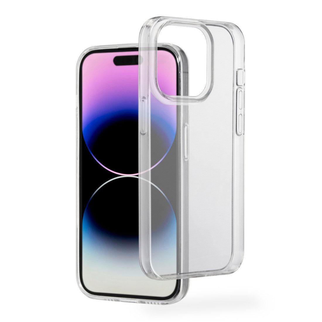 Hama Smartphone-Hülle Handyhülle „Always Clear“ f. iPhone 14 Pro (kratzfest, ohne Vergilben)