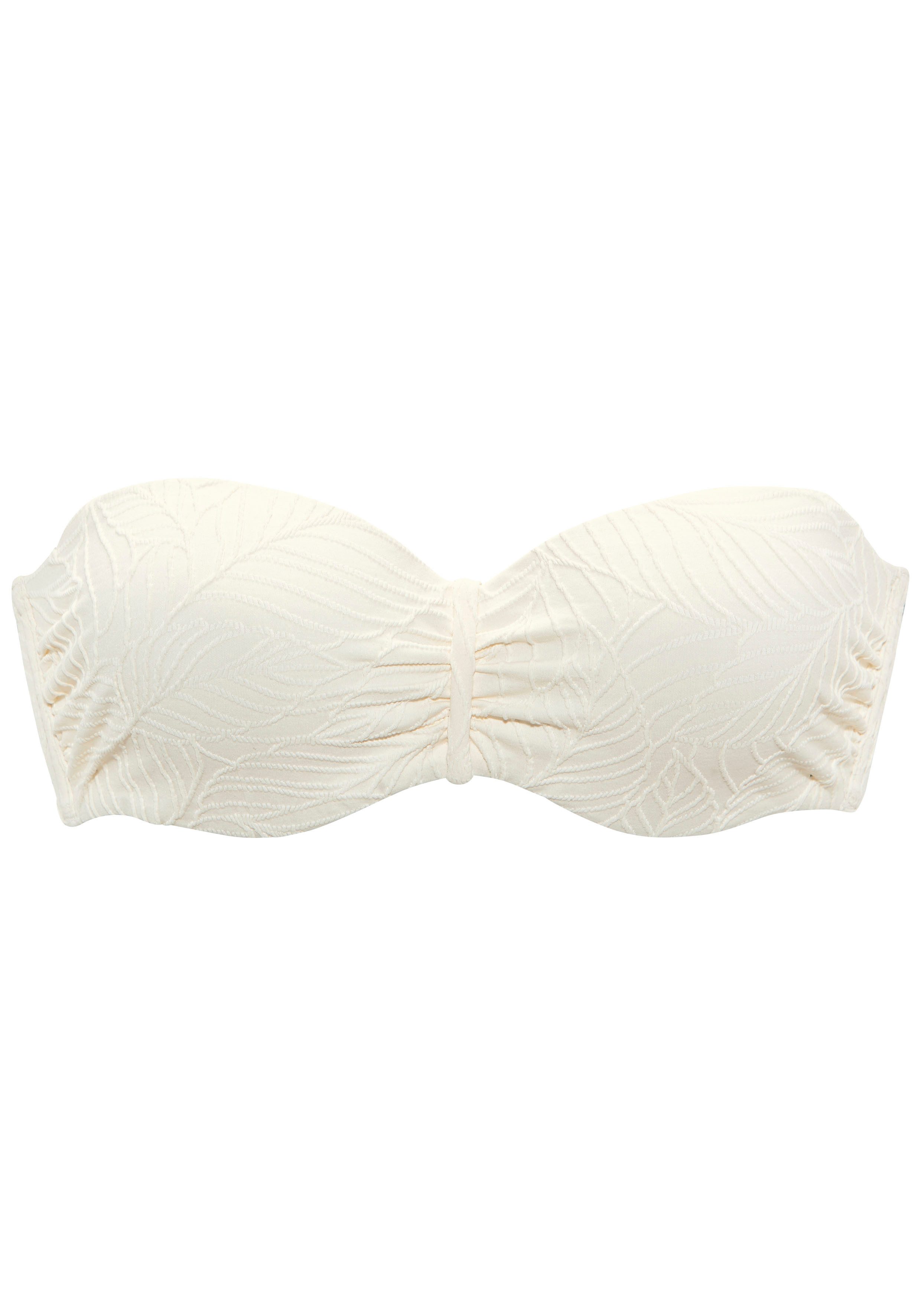 LASCANA Bügel-Bandeau-Bikini-Top Fay, aus eleganter Strukturware – Bild 5 von 5