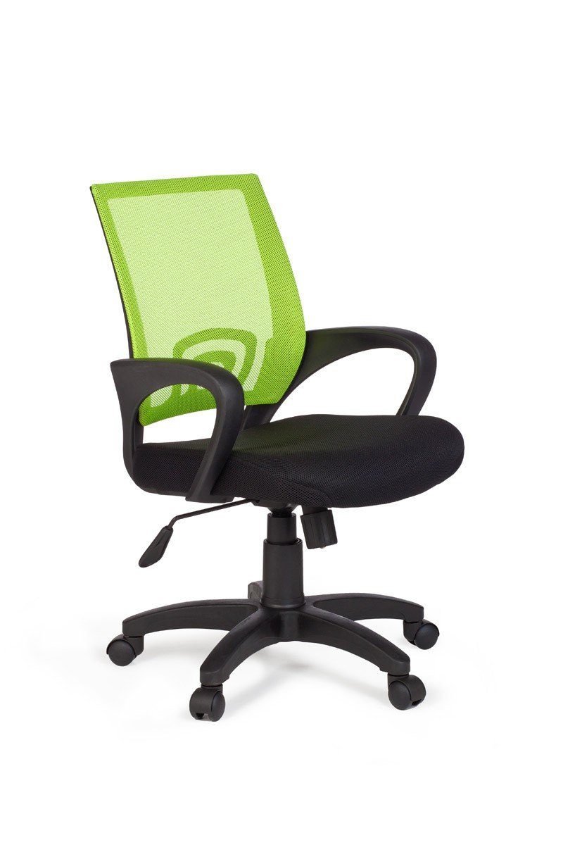 Grün (Bürostuhl Jugendstuhl Drehstuhl Armlehne), ergonomisch Bürodrehstuhl Schreibtischstuhl Amstyle mit SPM1.076