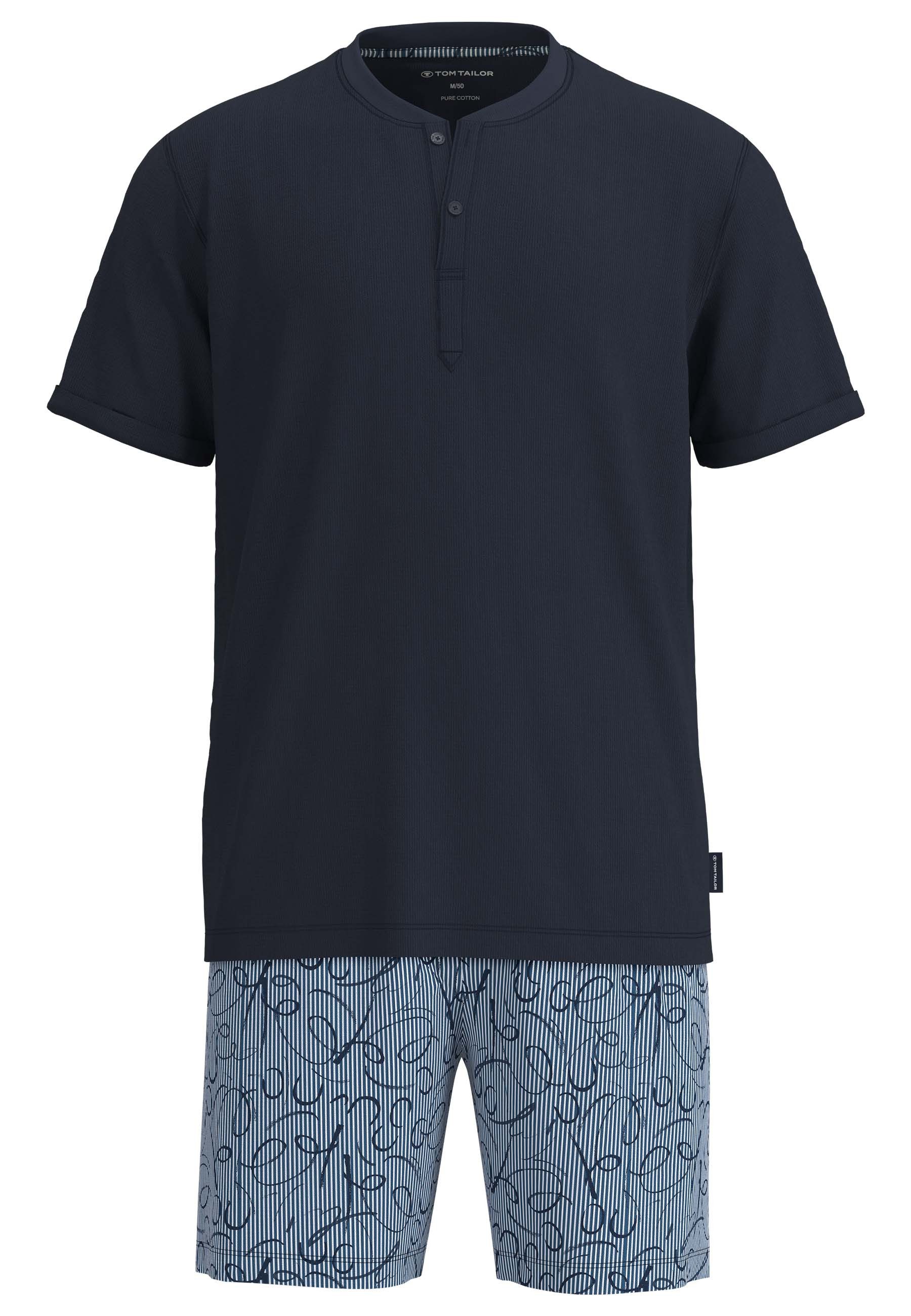 TOM TAILOR Shorty aus Baumwolle, Single Jersey, Sleepwear