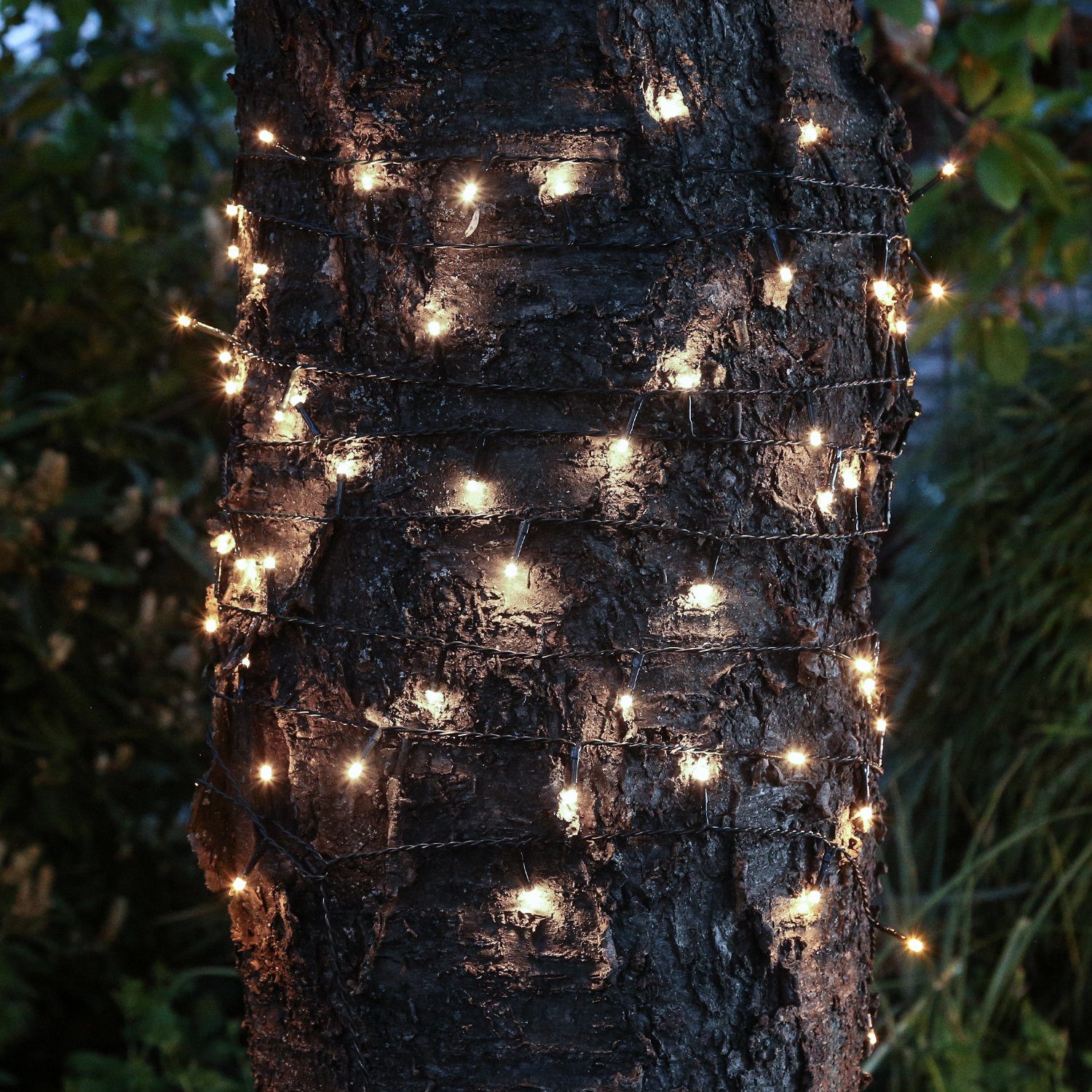 MARELIDA LED-Lichterkette LED Solar Lichterkette 50LED kaltweiß Garten Terr günstig online kaufen