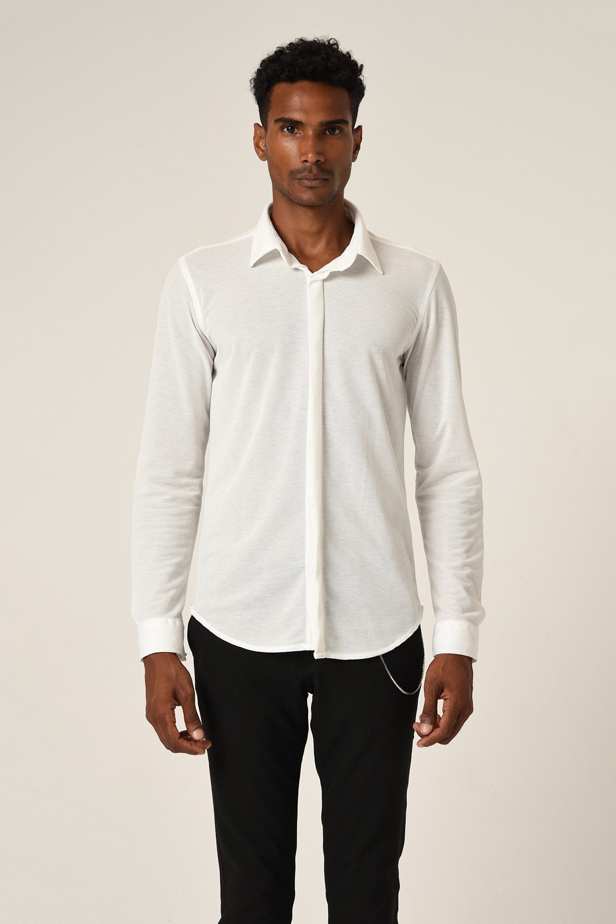 Antioch Blusenshirt Slim Fit Shirt Hidden günstig online kaufen