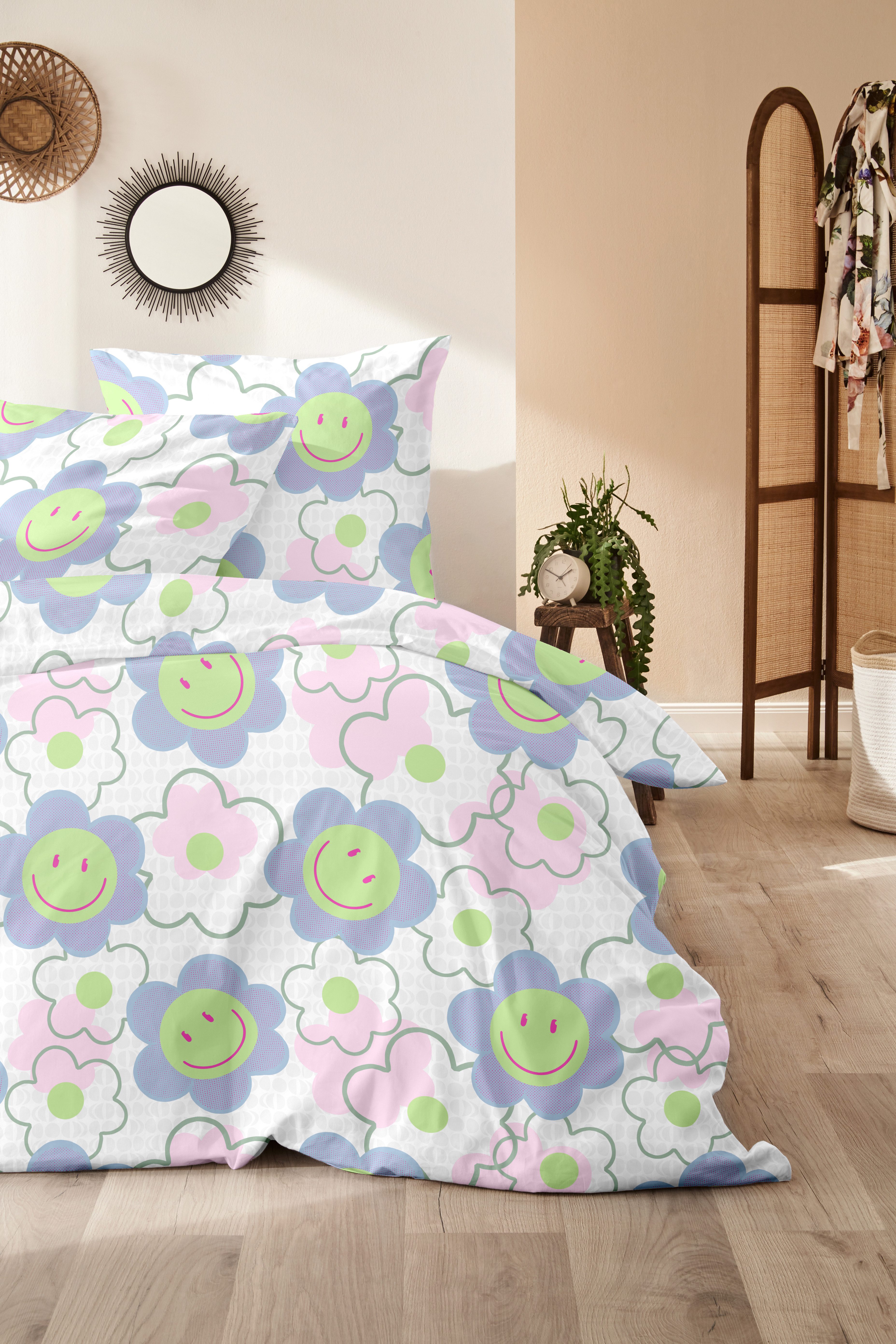 Primera Bettwäsche Renforce-Bettwäsche Smile for me, günstig online kaufen