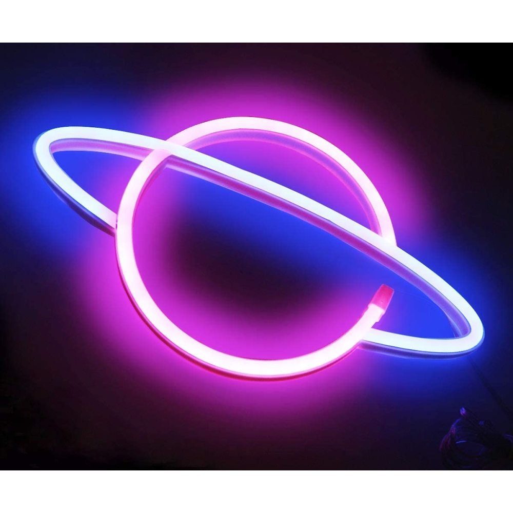 Jormftte Nachtlicht LED Planet Neonlicht,Planet Neon Signs | Nachtlichter