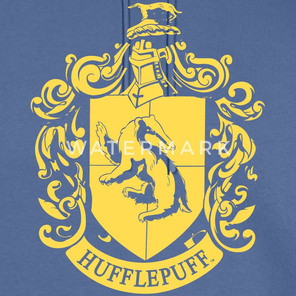 Spreadshirt Hoodie Harry Potter Hufflepuff Wappen Herren Premium Hoodie (1-tlg)