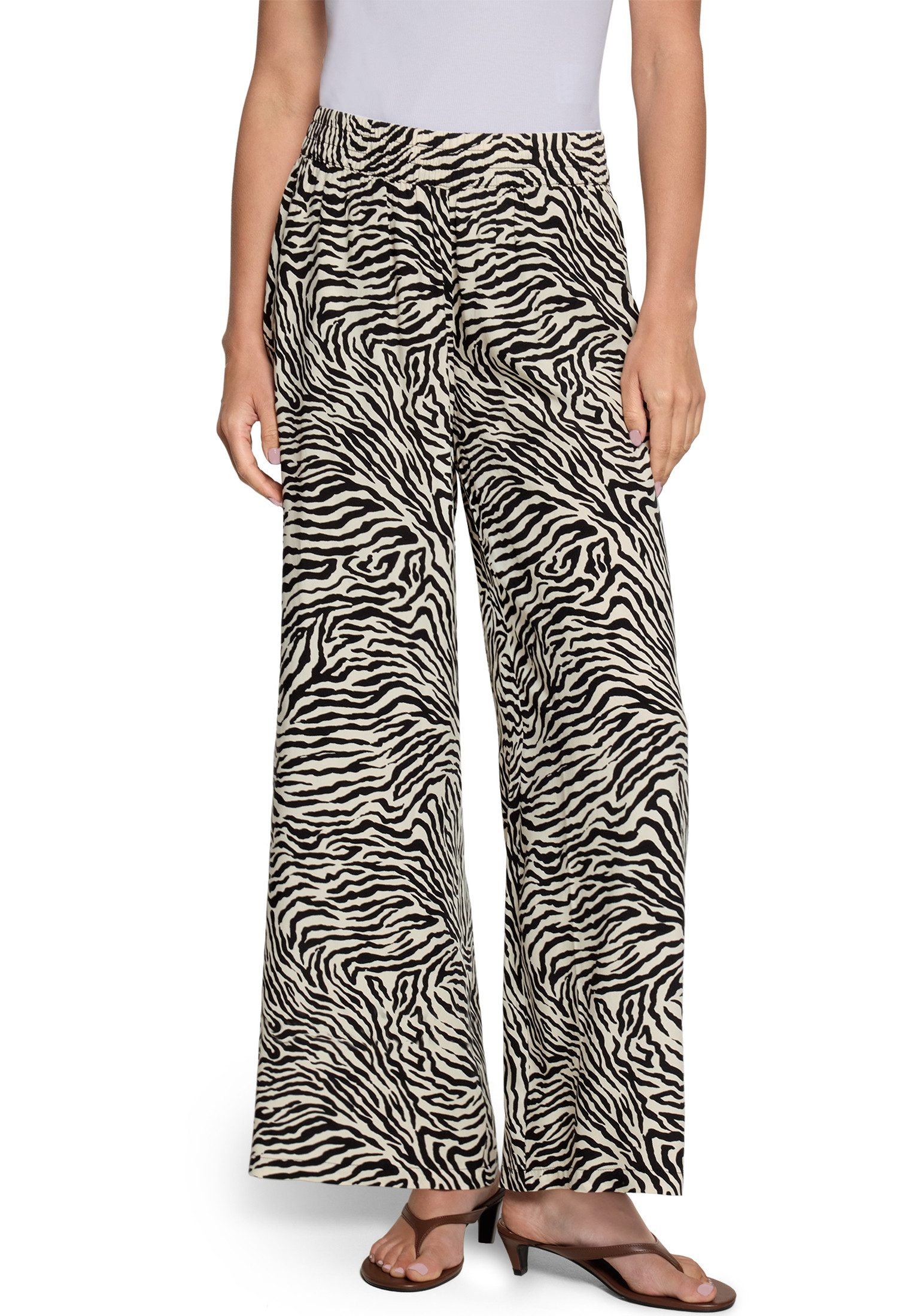 Schlupfhose Damen mit weitem Bein