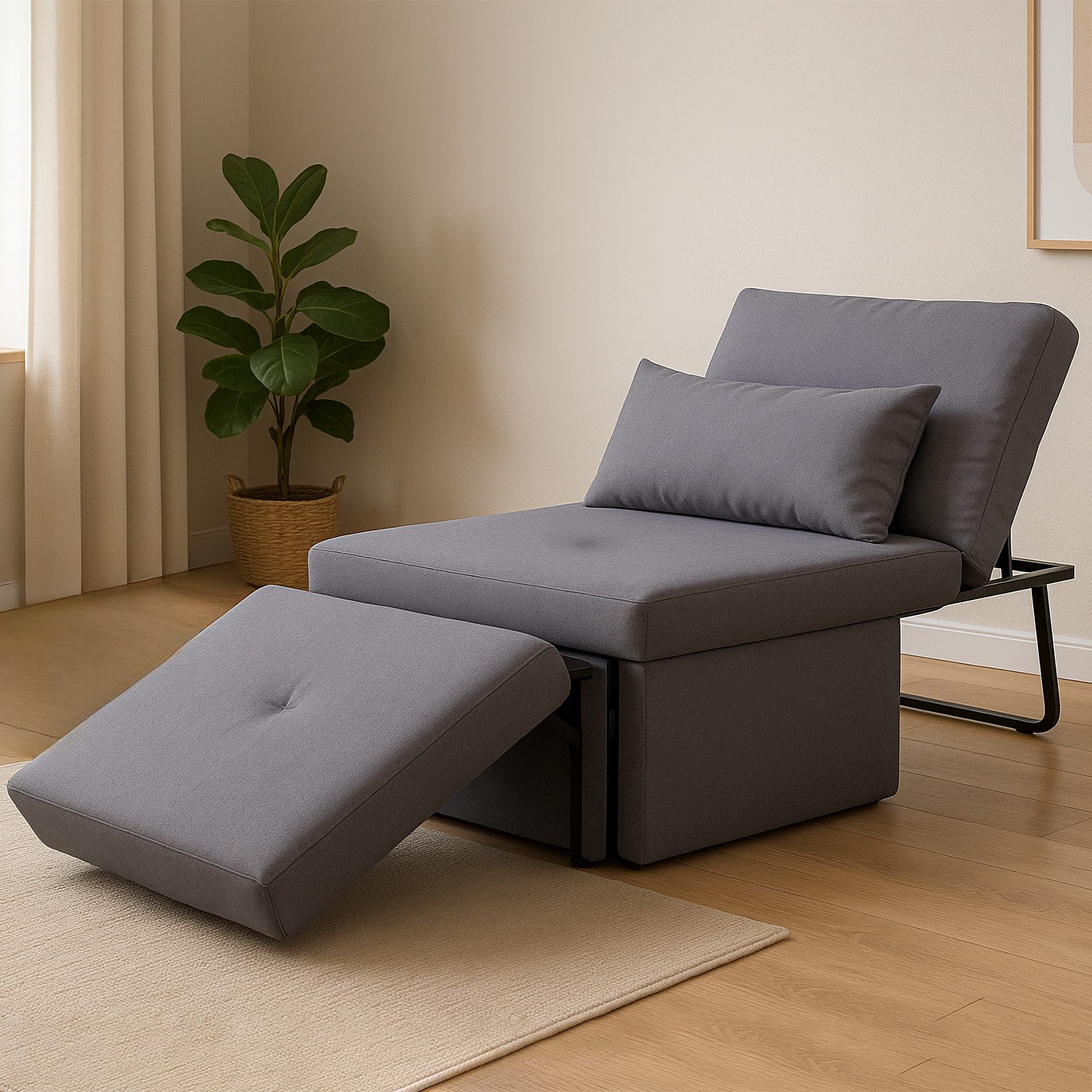 Gunuss Schlafsofa verstellbar Rückenlehne Liege Sofabett günstig online kaufen