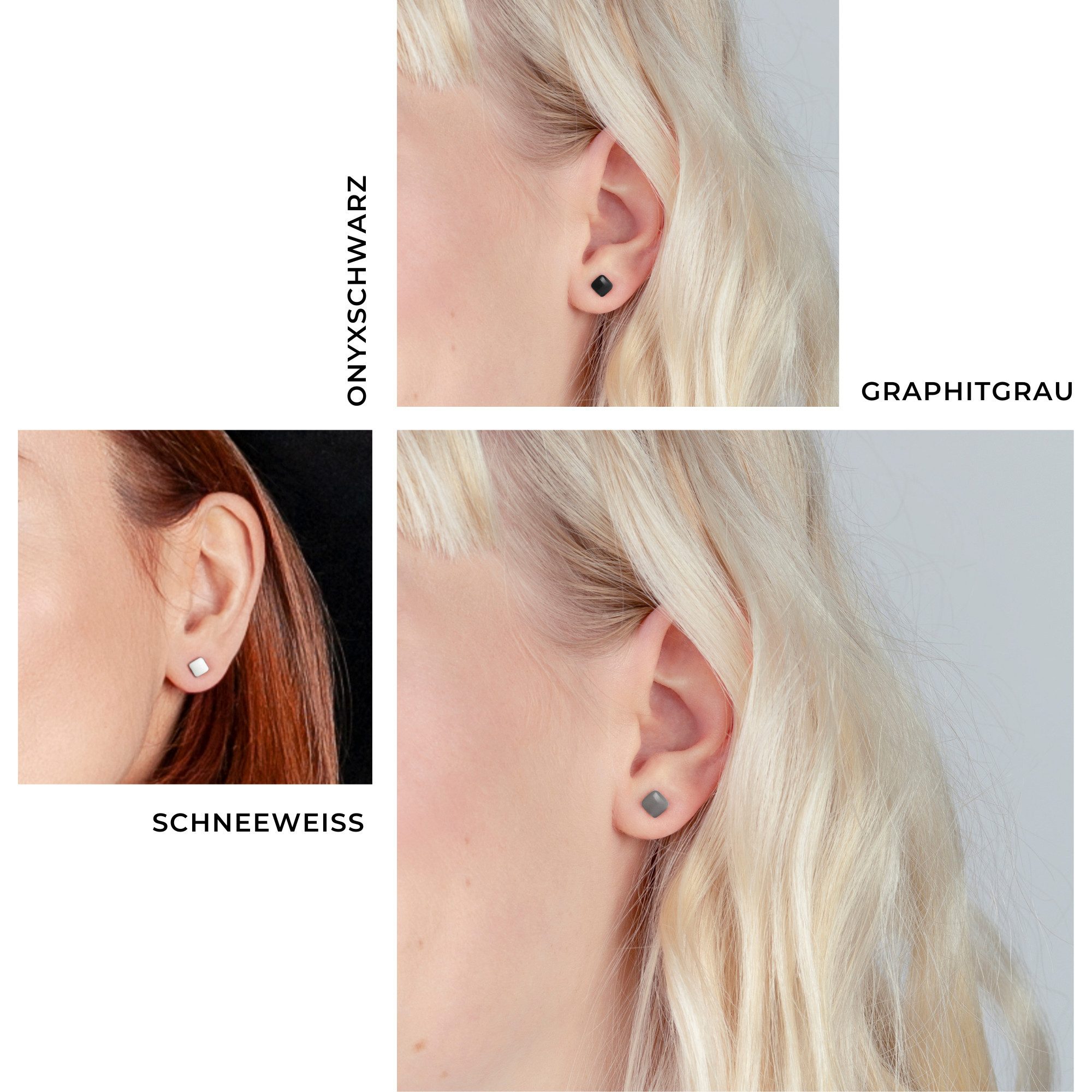 ALEXASCHA Ohrstecker-Set Geometrische Ohrringe 3er Set günstig online kaufen