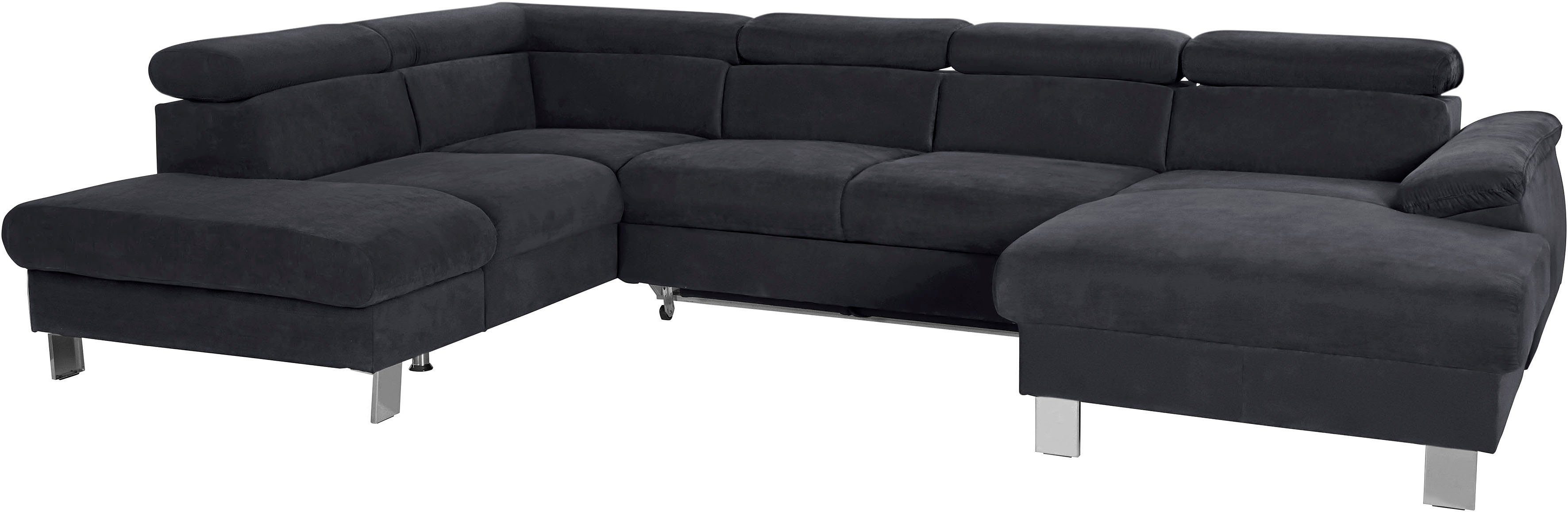 COTTA Wohnlandschaft "Komaris U-Form, B: 320 cm" mit Kopfteilverstellung, o günstig online kaufen