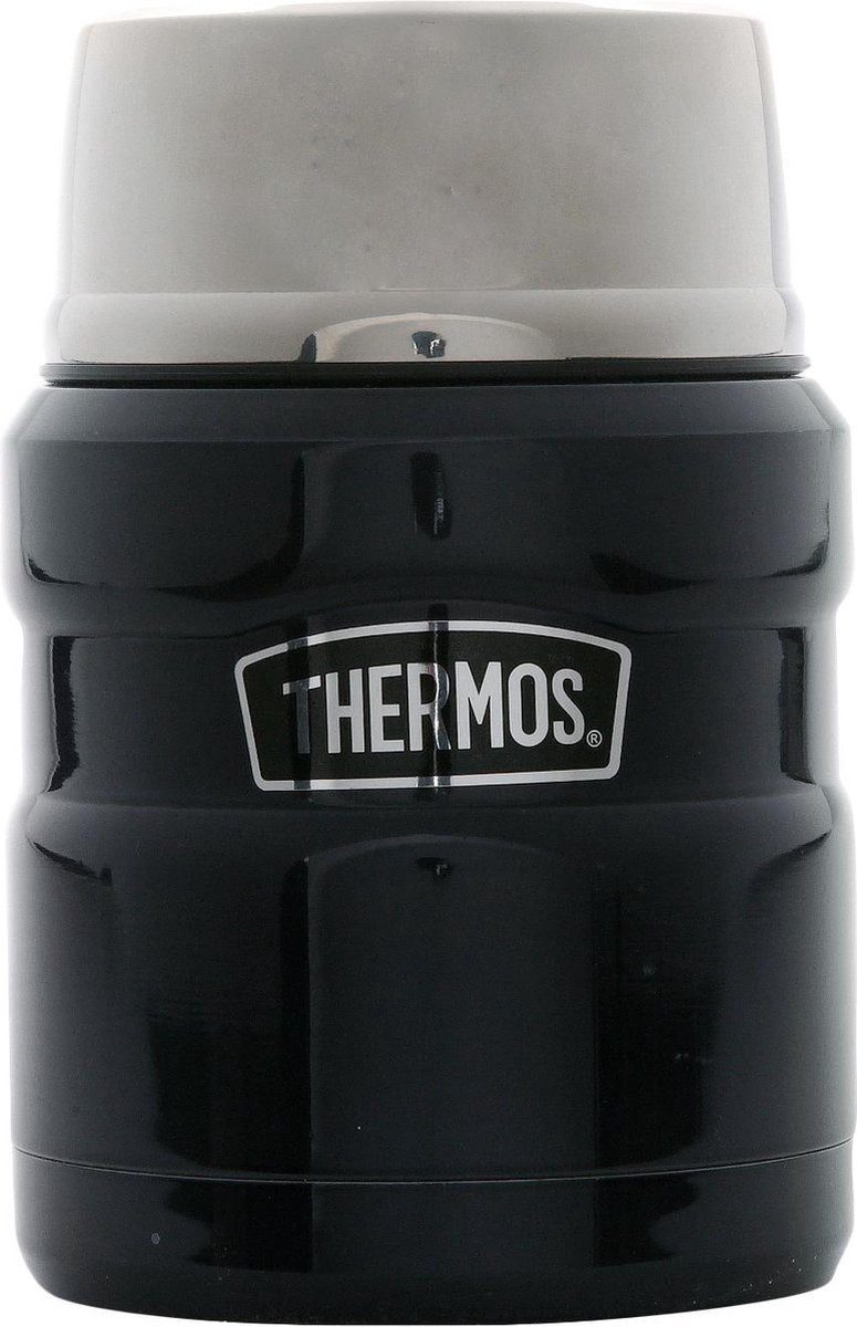 THERMOS Thermobehälter King Lebensmittelbehälter 470 ml Blau, Edelstahl