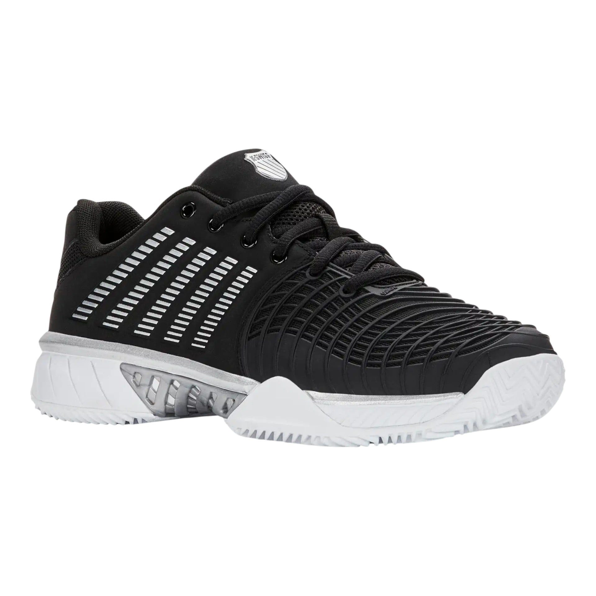 K-Swiss Performance Express Light 3 Clay/Sandplatz 2026 schwarz/silber/weiss Damen Tennisschuh