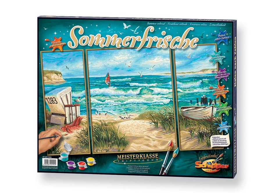 Schipper Malen nach Zahlen »Triptychon - Sommerfrische«, Made in