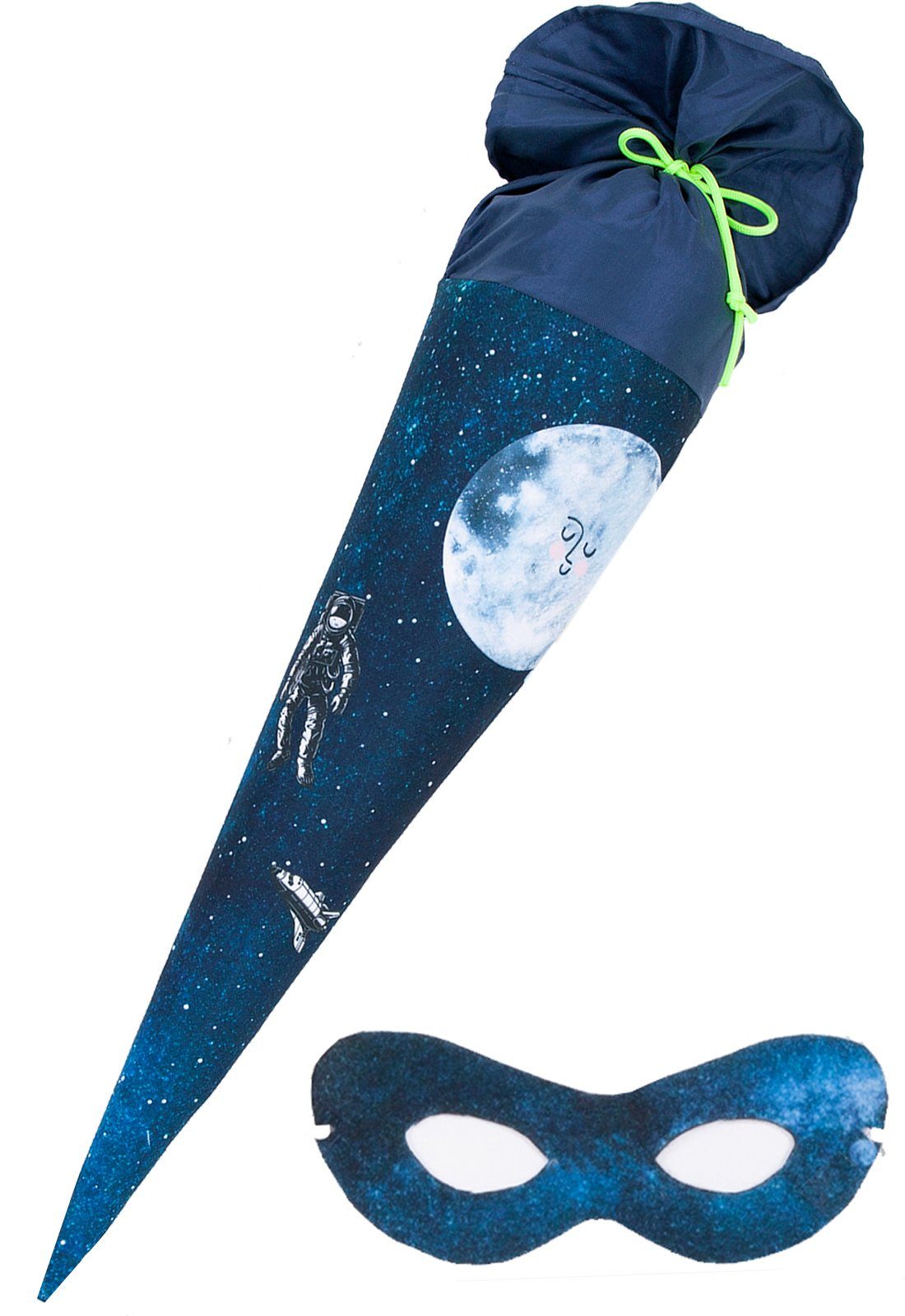 coopz Schulrucksack Schultüte Universum mit Superheldenmaske