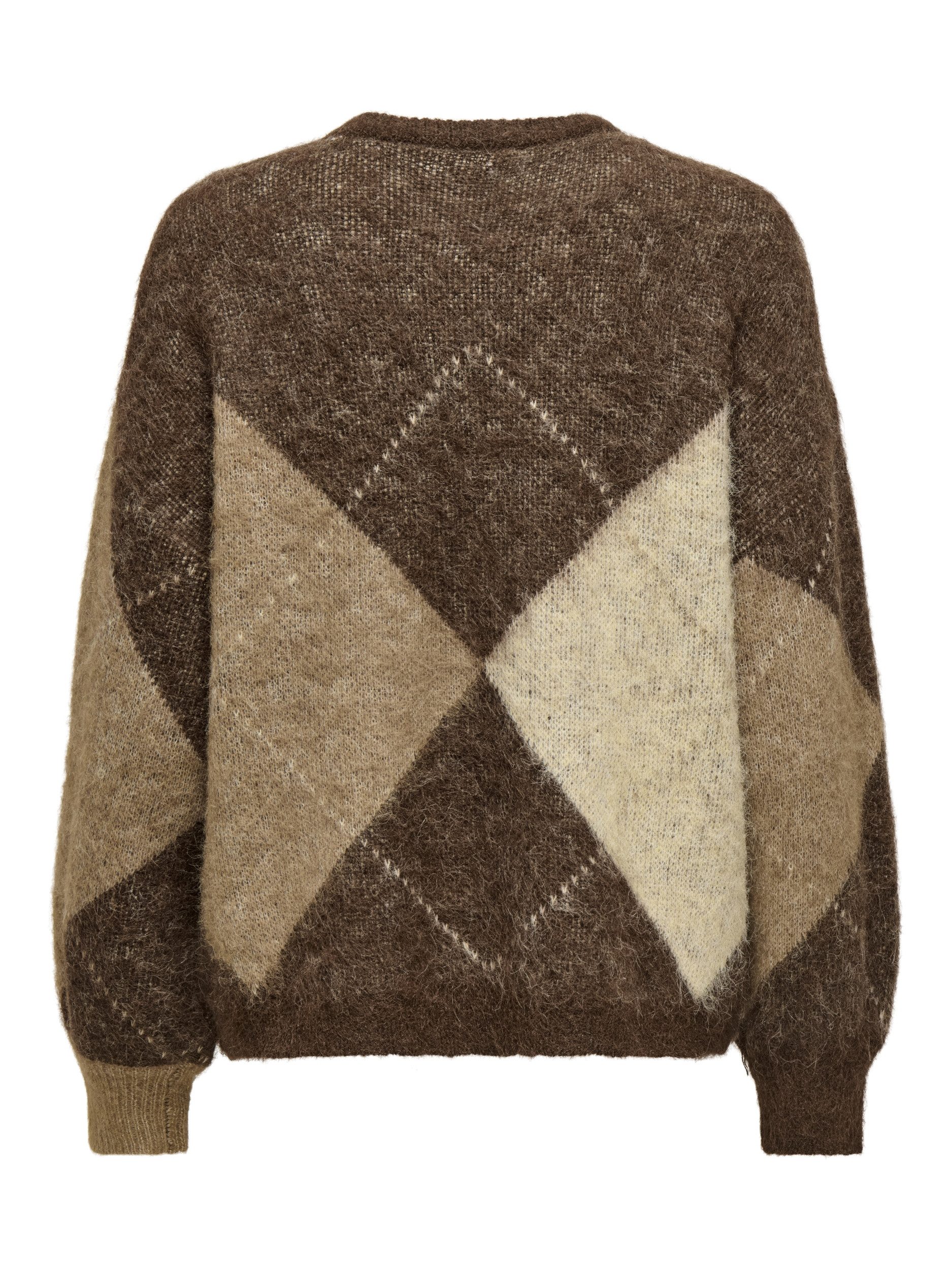 ONLY Strickpullover ONLNOEME LIFE LS JQ O-NECK KNT günstig online kaufen