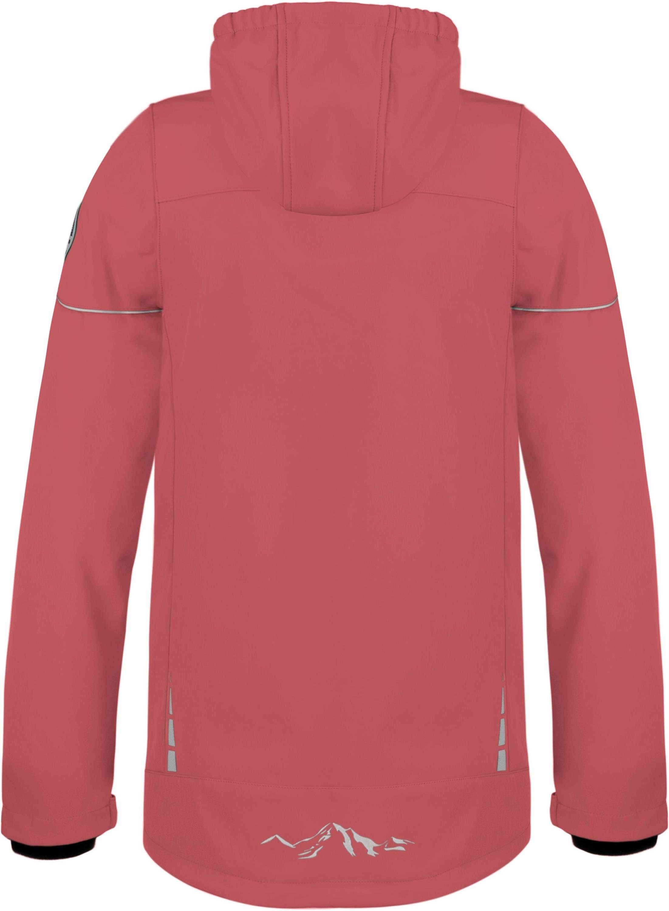 normani Regenjacke Kinder Softshelljacke Galway Wasserdichte Winterjacke Regenjacke mit Fleecefutter Kinderjacke – Bild 3 von 4