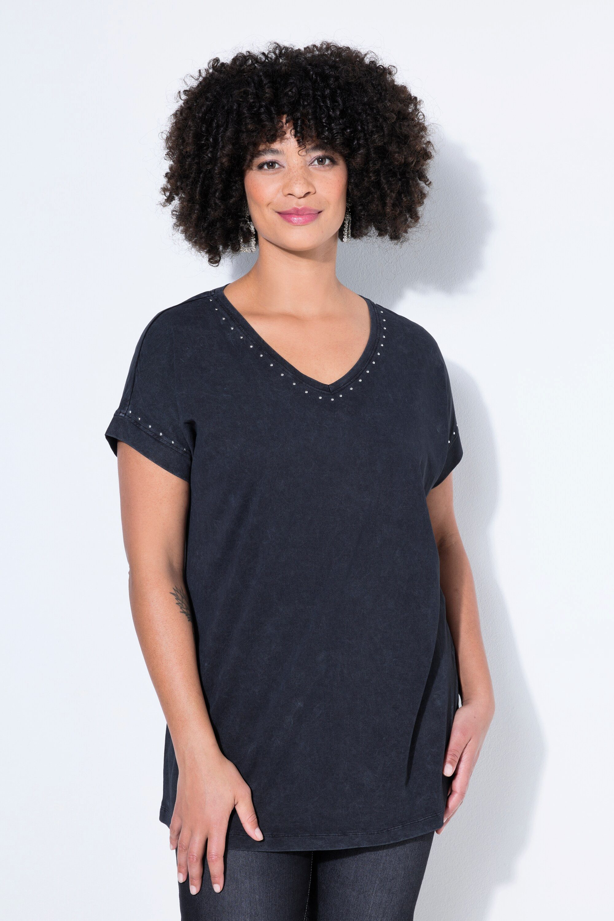 Angel of Style T-Shirt T-Shirt Komfort Fit Ziernieten