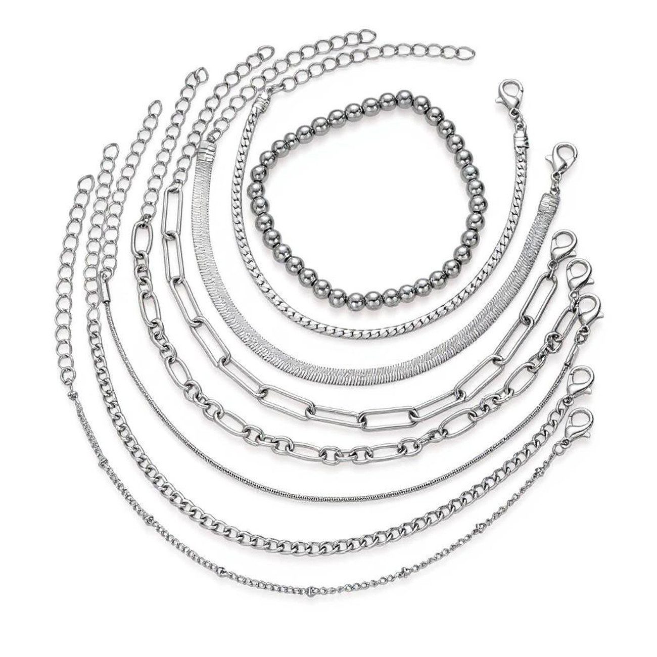 KARMA Armband Set Damen Armband-Set Siber günstig online kaufen