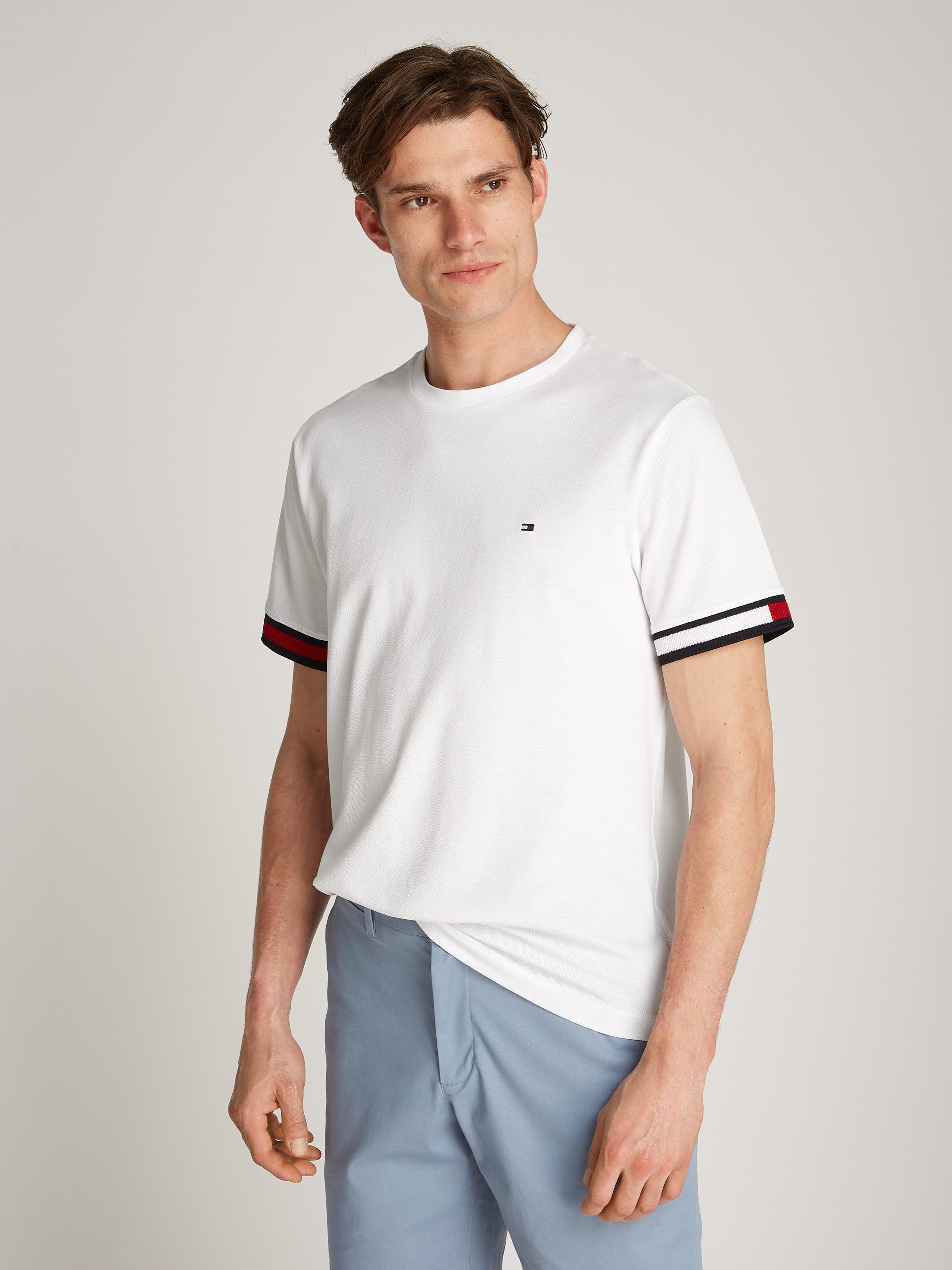 Tommy Hilfiger T-Shirt GLOBAL STRIPE FLAG günstig online kaufen